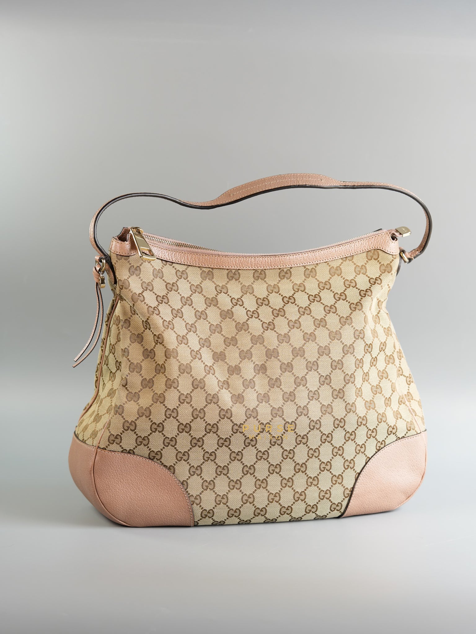 Bree Large Hobo Bag in GG Guccissima Canvas | Purse Maison Luxury Bags Shop