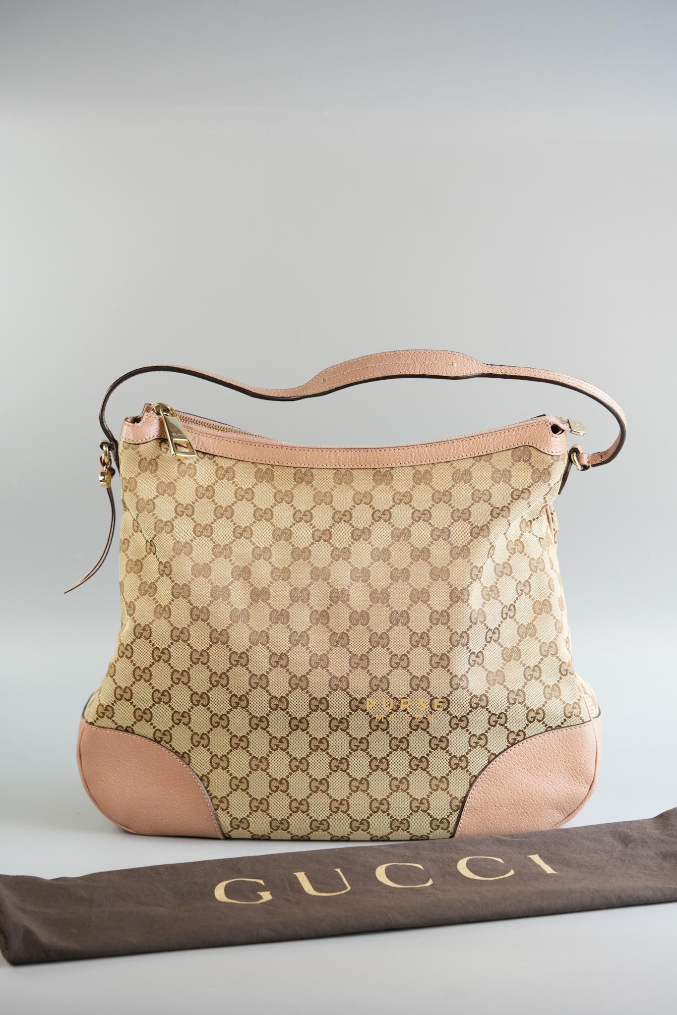 Bree Large Hobo Bag in GG Guccissima Canvas | Purse Maison Luxury Bags Shop