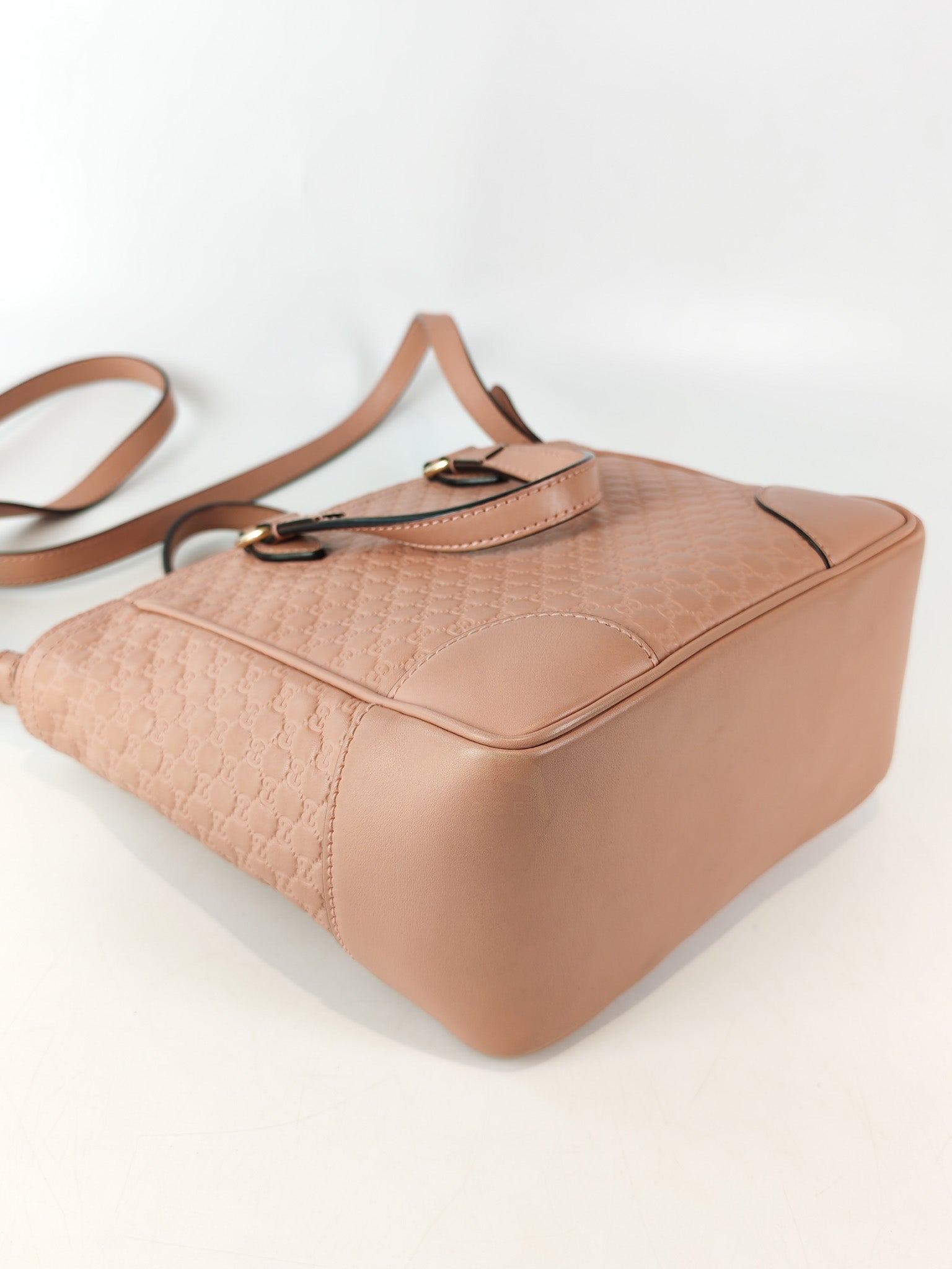 Bree Tote Bag Small in Pink Micro Guccissima Leather | Purse Maison Luxury Bags Shop