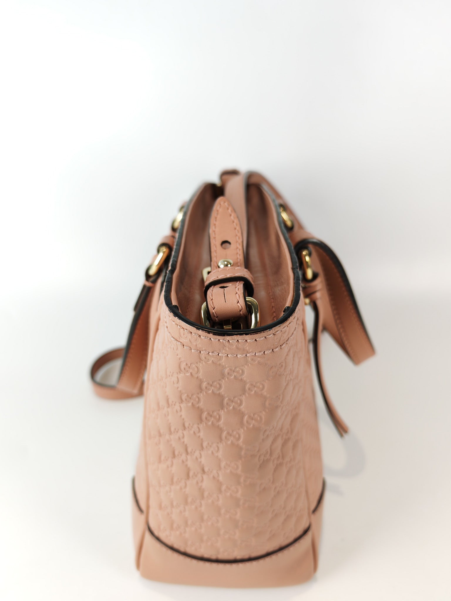 Bree Tote Bag Small in Pink Micro Guccissima Leather | Purse Maison Luxury Bags Shop