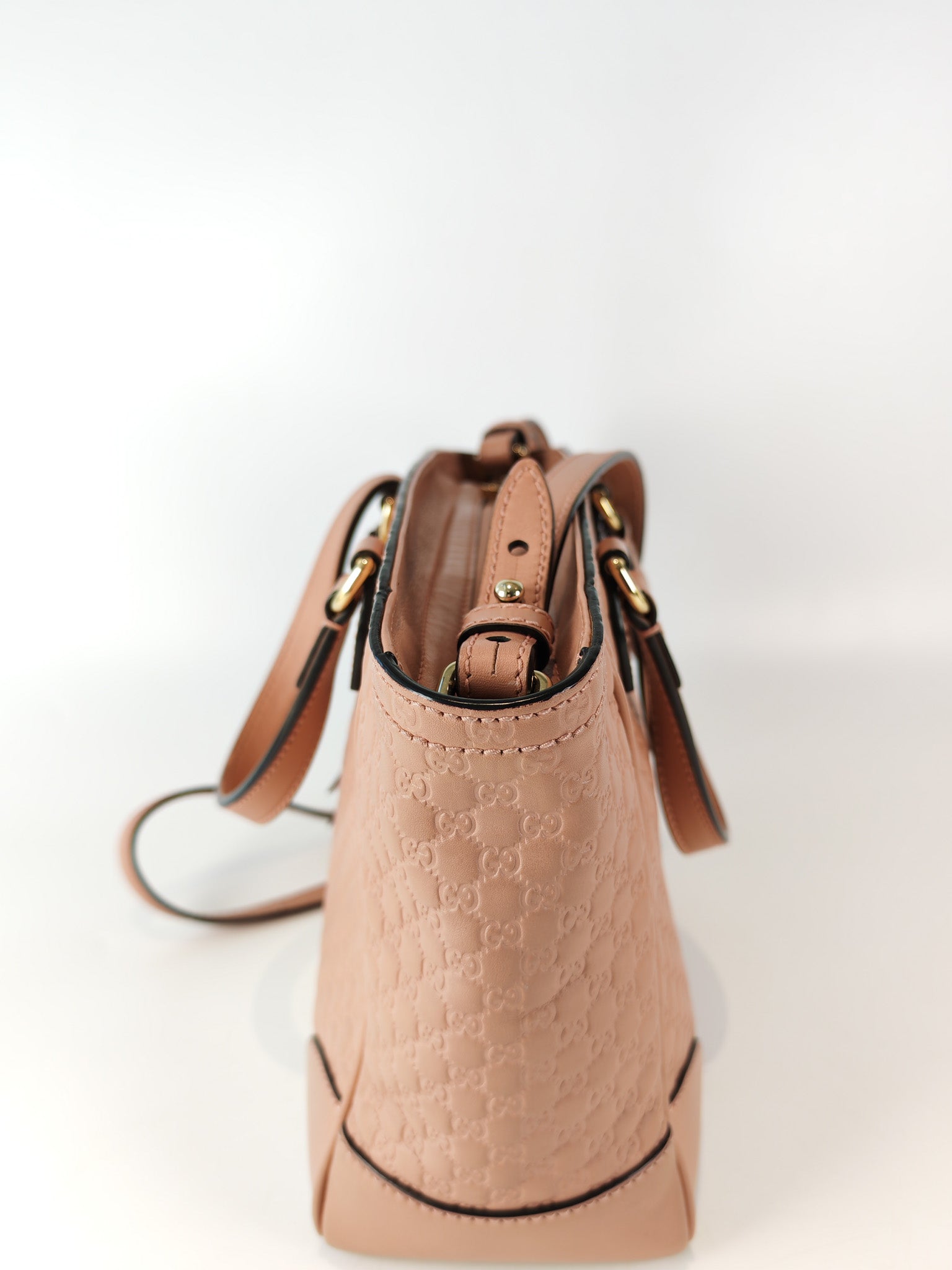 Bree Tote Bag Small in Pink Micro Guccissima Leather | Purse Maison Luxury Bags Shop