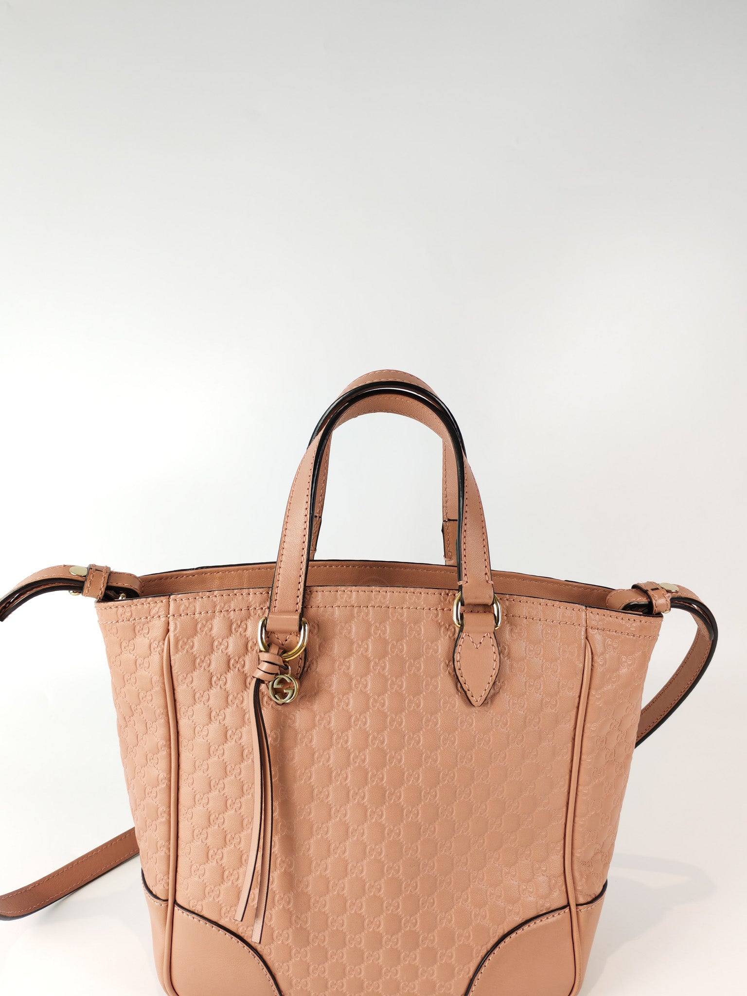Bree Tote Bag Small in Pink Micro Guccissima Leather | Purse Maison Luxury Bags Shop