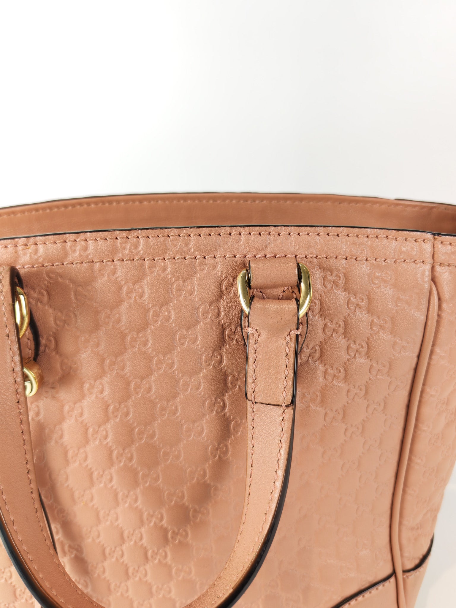 Bree Tote Bag Small in Pink Micro Guccissima Leather | Purse Maison Luxury Bags Shop