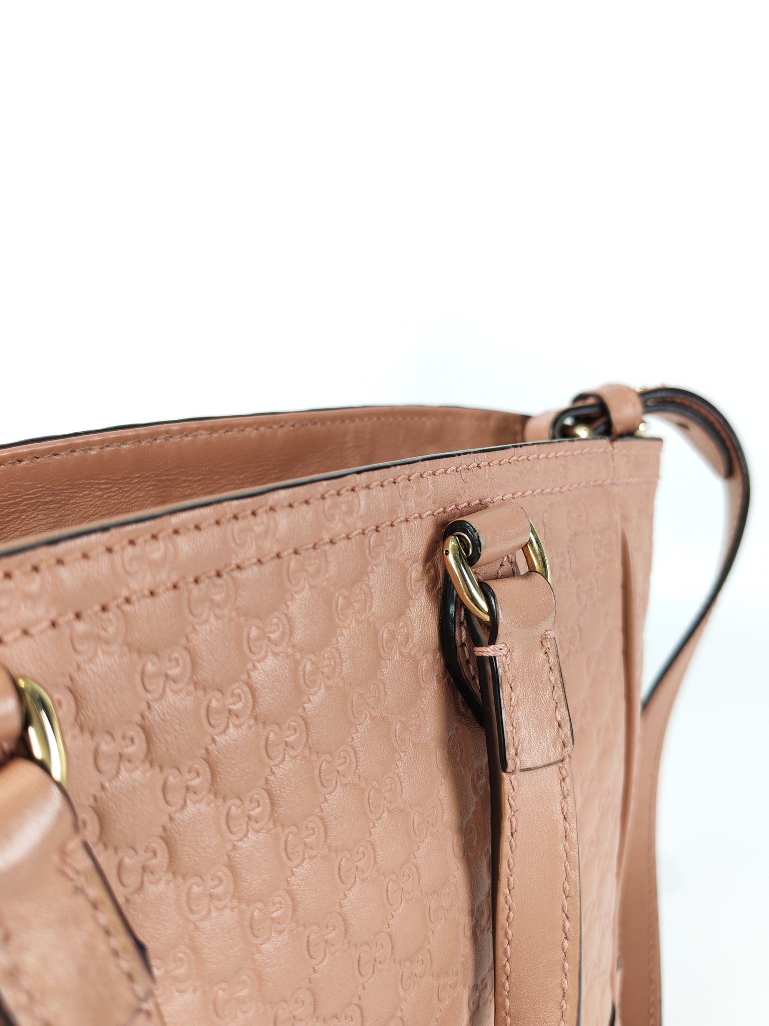 Bree Tote Bag Small in Pink Micro Guccissima Leather | Purse Maison Luxury Bags Shop