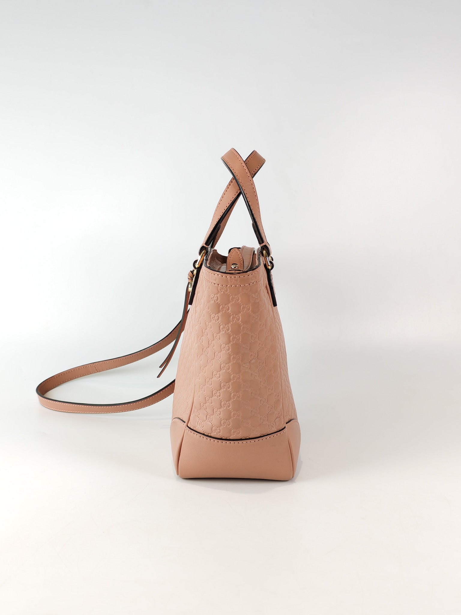 Bree Tote Bag Small in Pink Micro Guccissima Leather | Purse Maison Luxury Bags Shop
