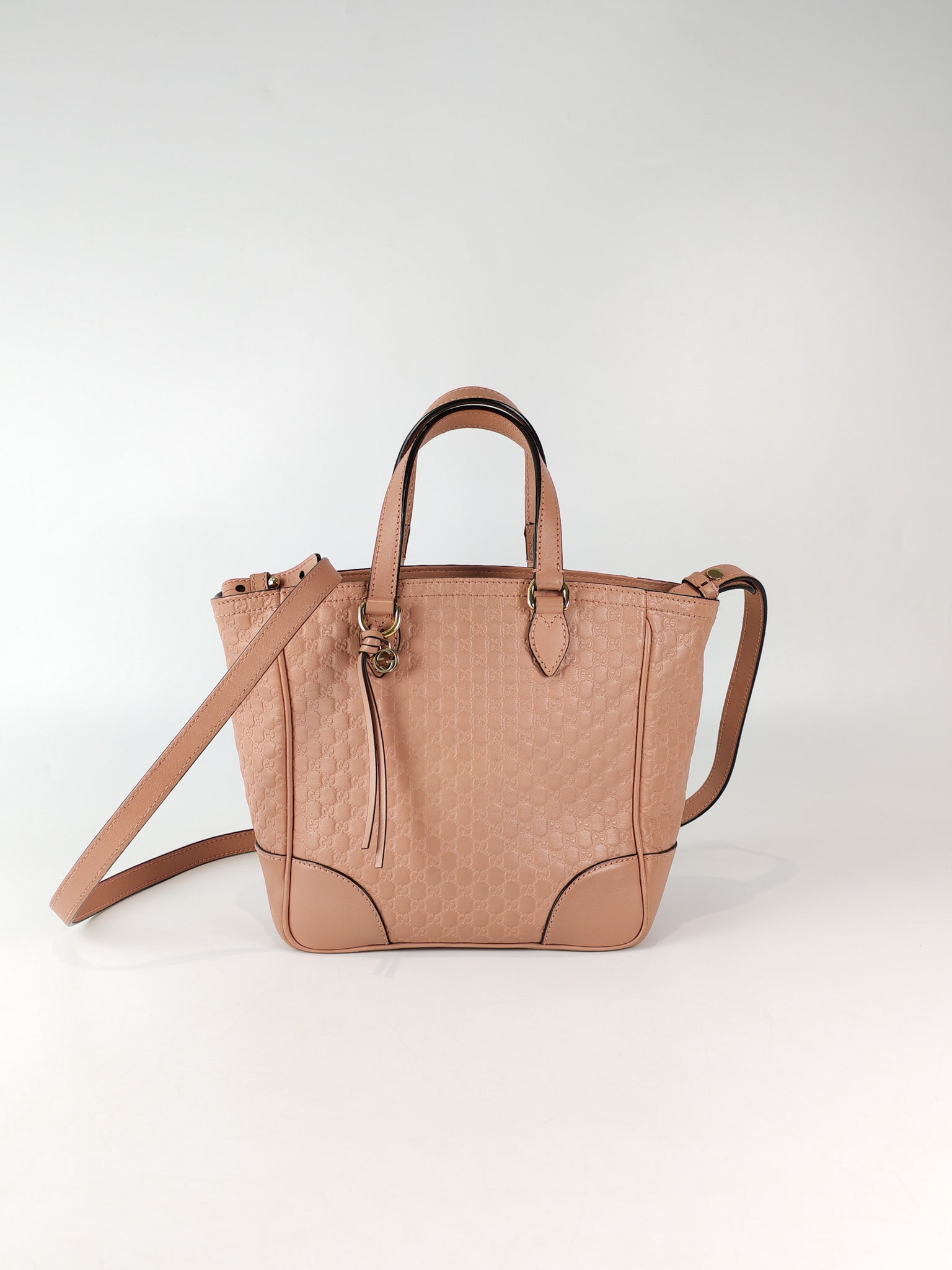Bree Tote Bag Small in Pink Micro Guccissima Leather | Purse Maison Luxury Bags Shop