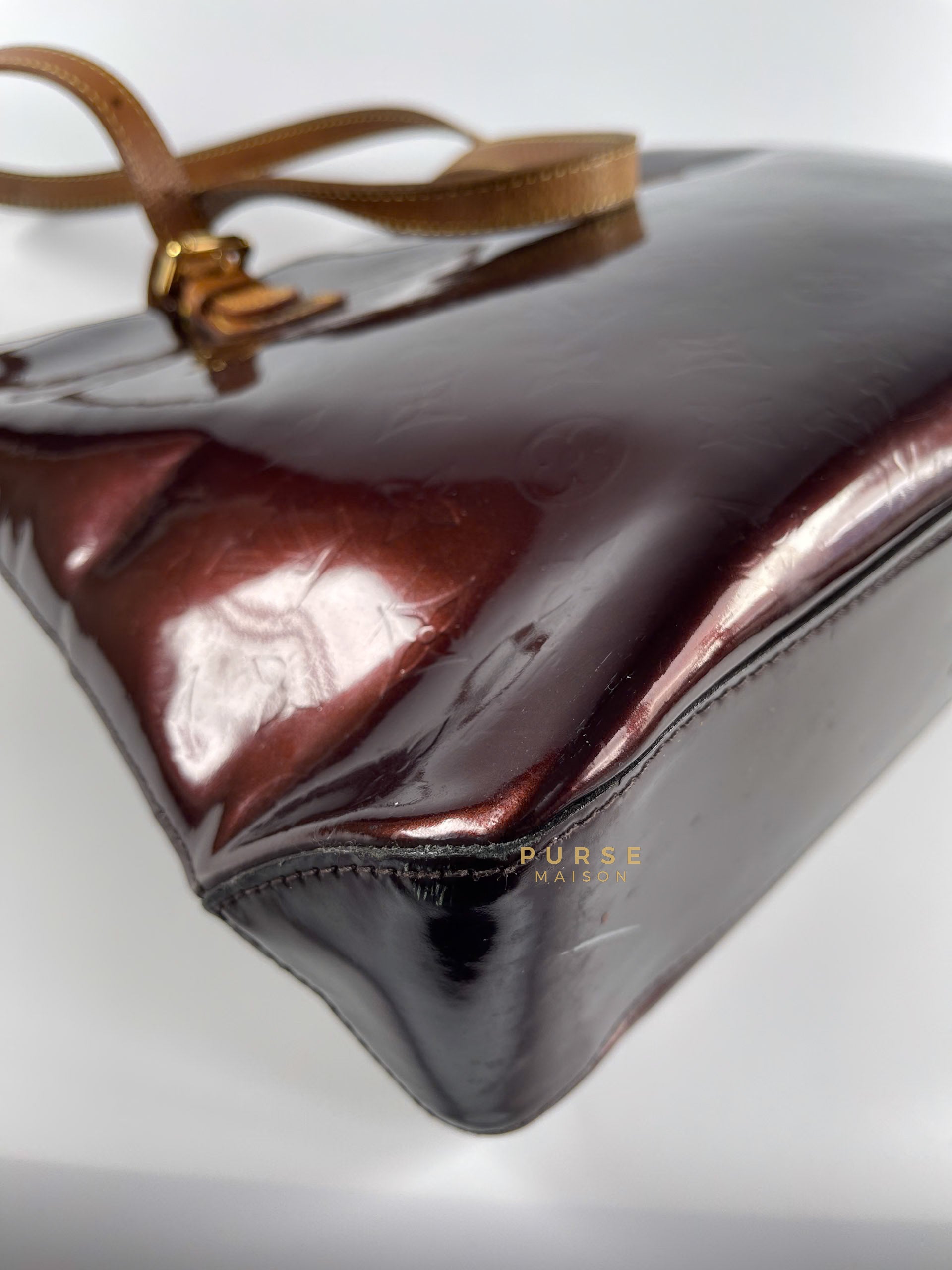 Brentwood Amarente Monogram Vernis Tote Bag | Purse Maison Luxury Bags Shop