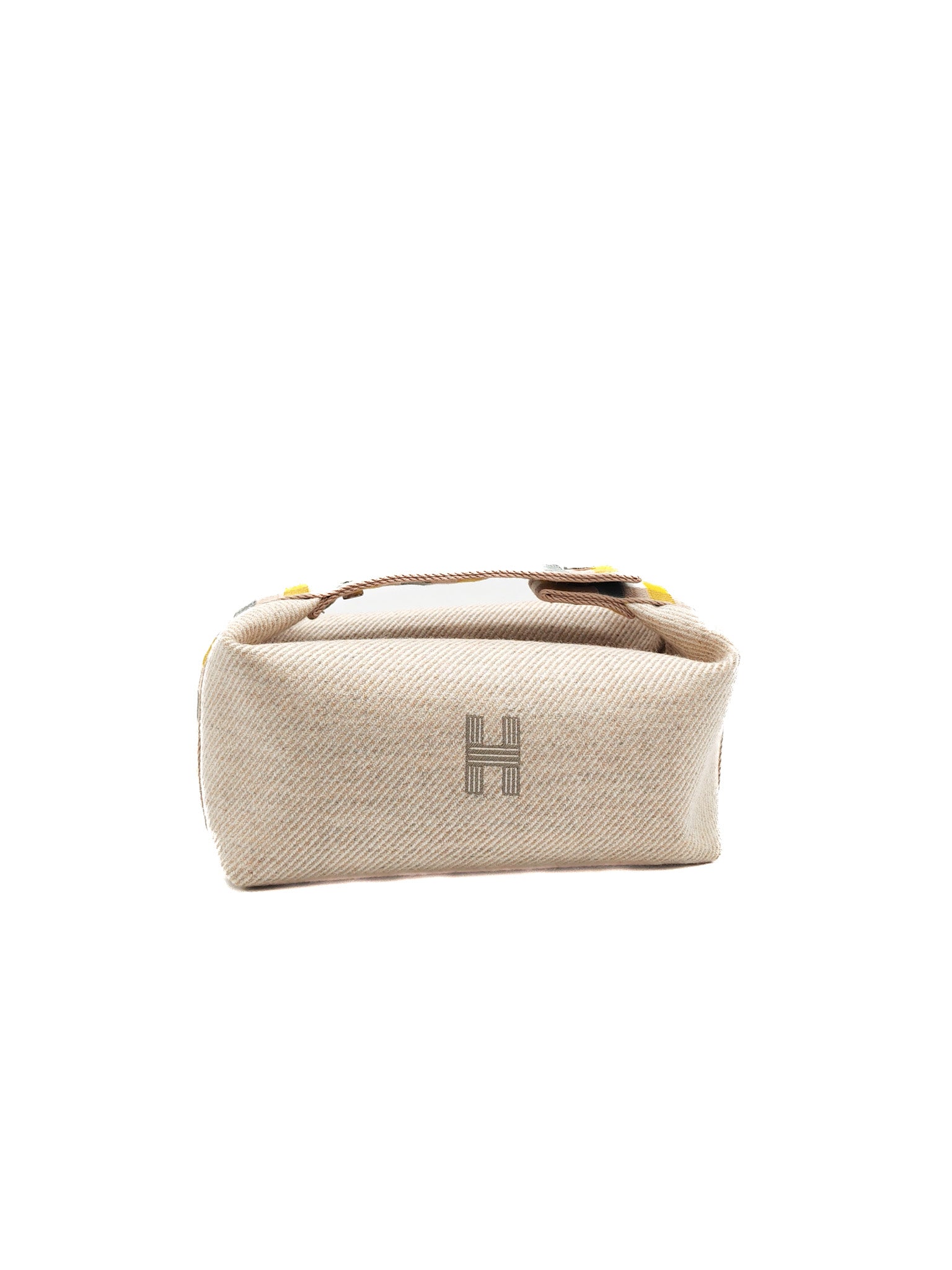 Bride A Brac PM Au Carre in Siege/Yellow Handbag | Purse Maison Luxury Bags Shop