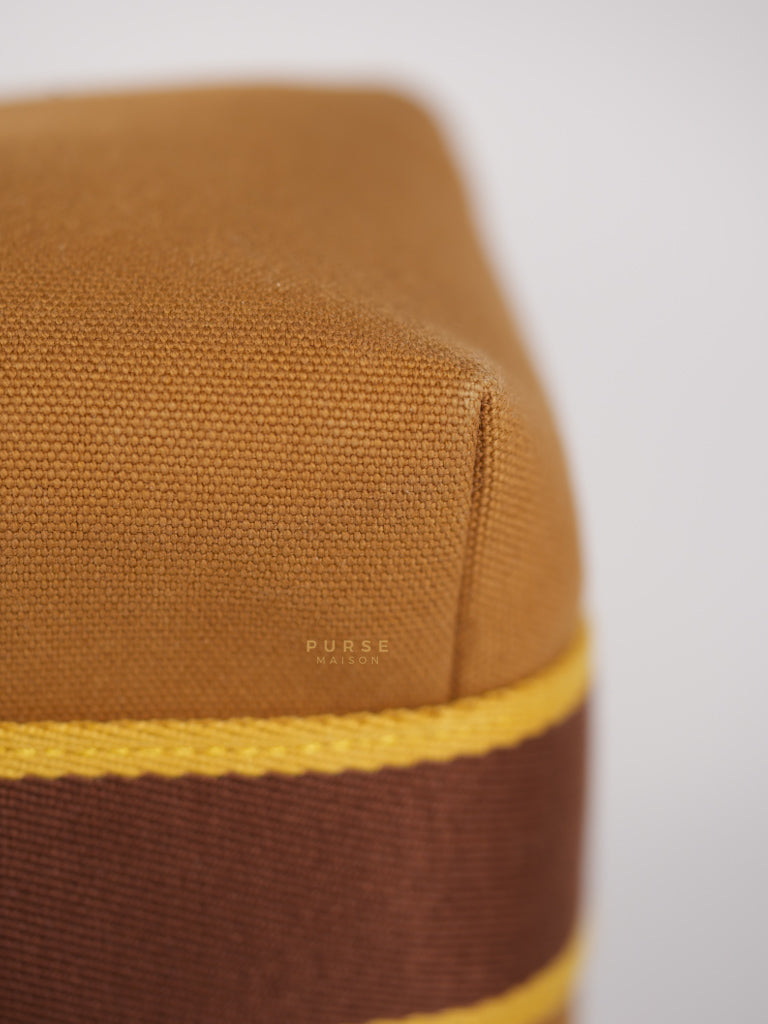 Bride-A-Brac Small Pouch Ocre Canvas | Purse Maison Luxury Bags Shop