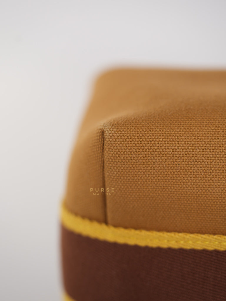 Bride-A-Brac Small Pouch Ocre Canvas | Purse Maison Luxury Bags Shop