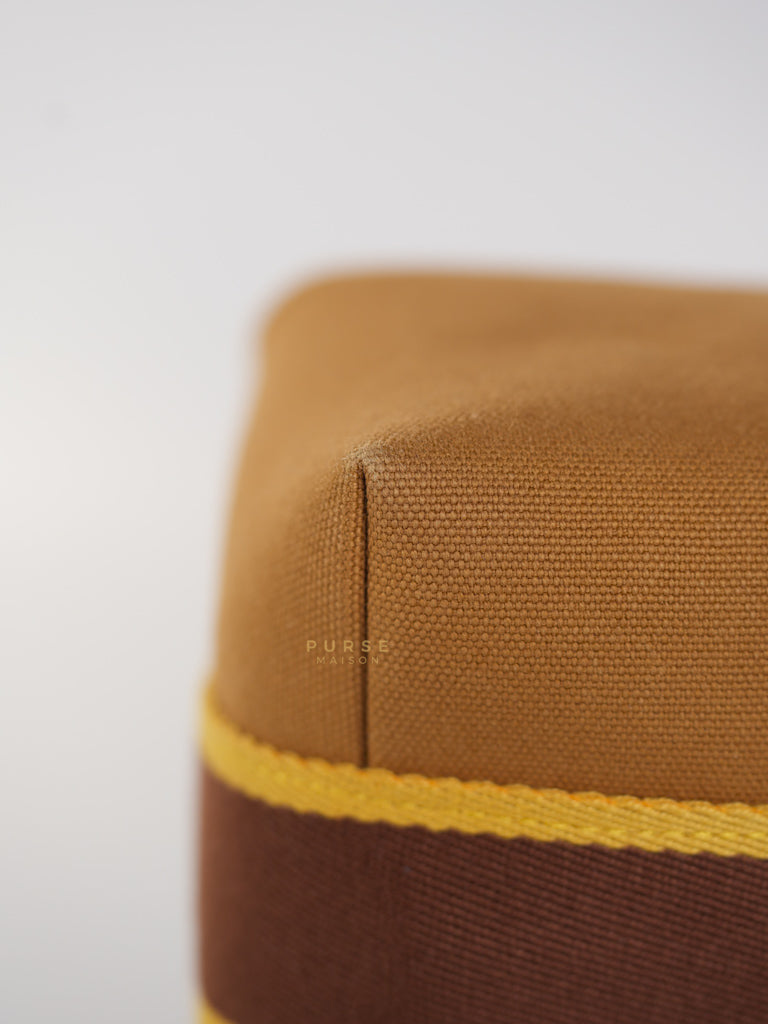 Bride-A-Brac Small Pouch Ocre Canvas | Purse Maison Luxury Bags Shop