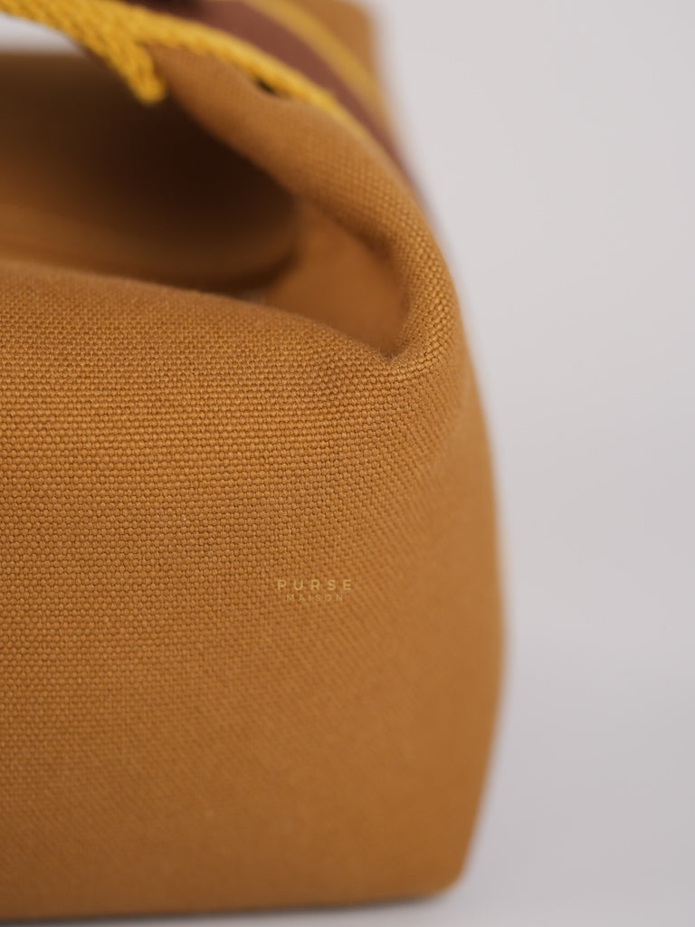 Bride-A-Brac Small Pouch Ocre Canvas | Purse Maison Luxury Bags Shop