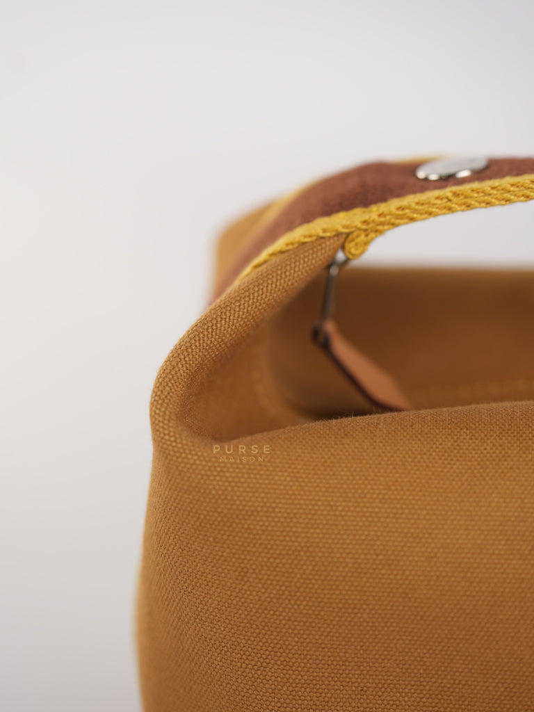 Bride-A-Brac Small Pouch Ocre Canvas | Purse Maison Luxury Bags Shop