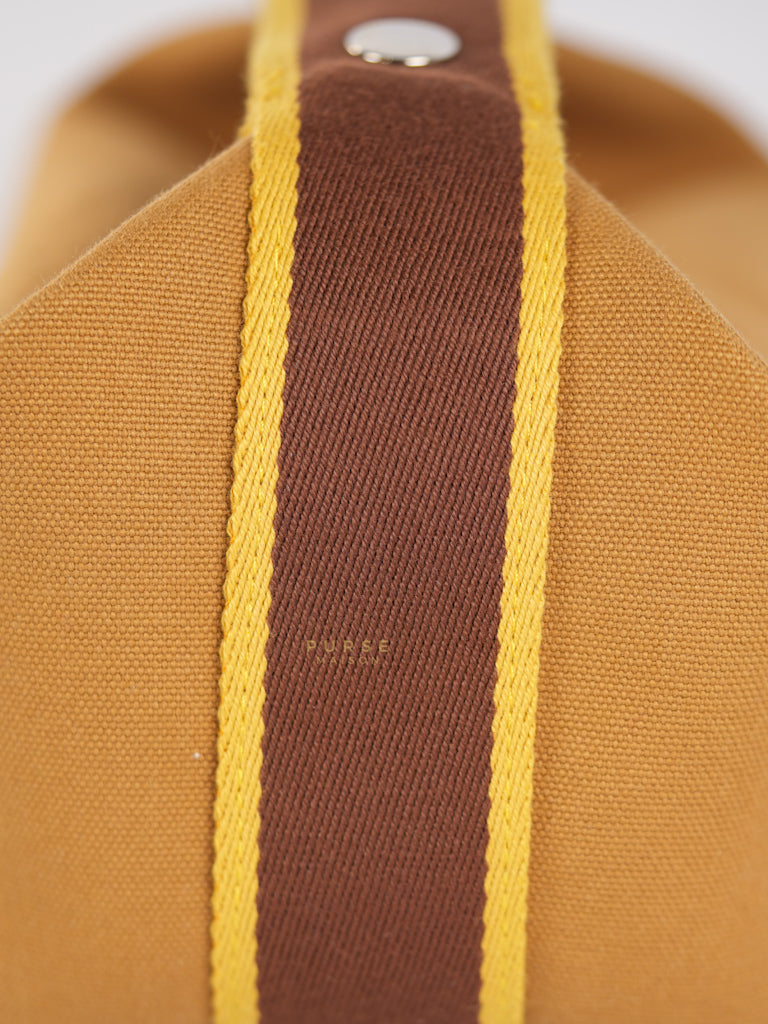 Bride-A-Brac Small Pouch Ocre Canvas | Purse Maison Luxury Bags Shop