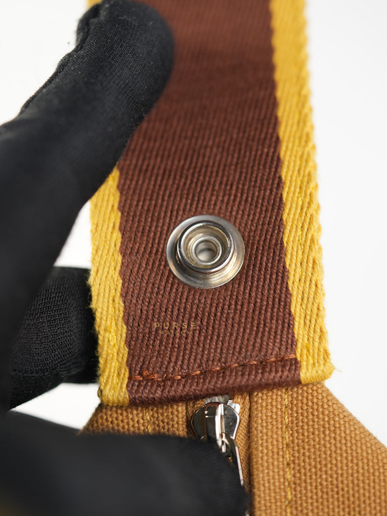 Bride-A-Brac Small Pouch Ocre Canvas | Purse Maison Luxury Bags Shop