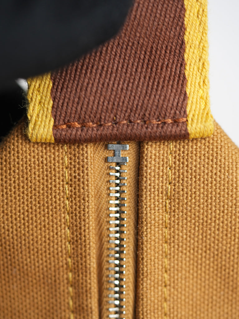 Bride-A-Brac Small Pouch Ocre Canvas | Purse Maison Luxury Bags Shop