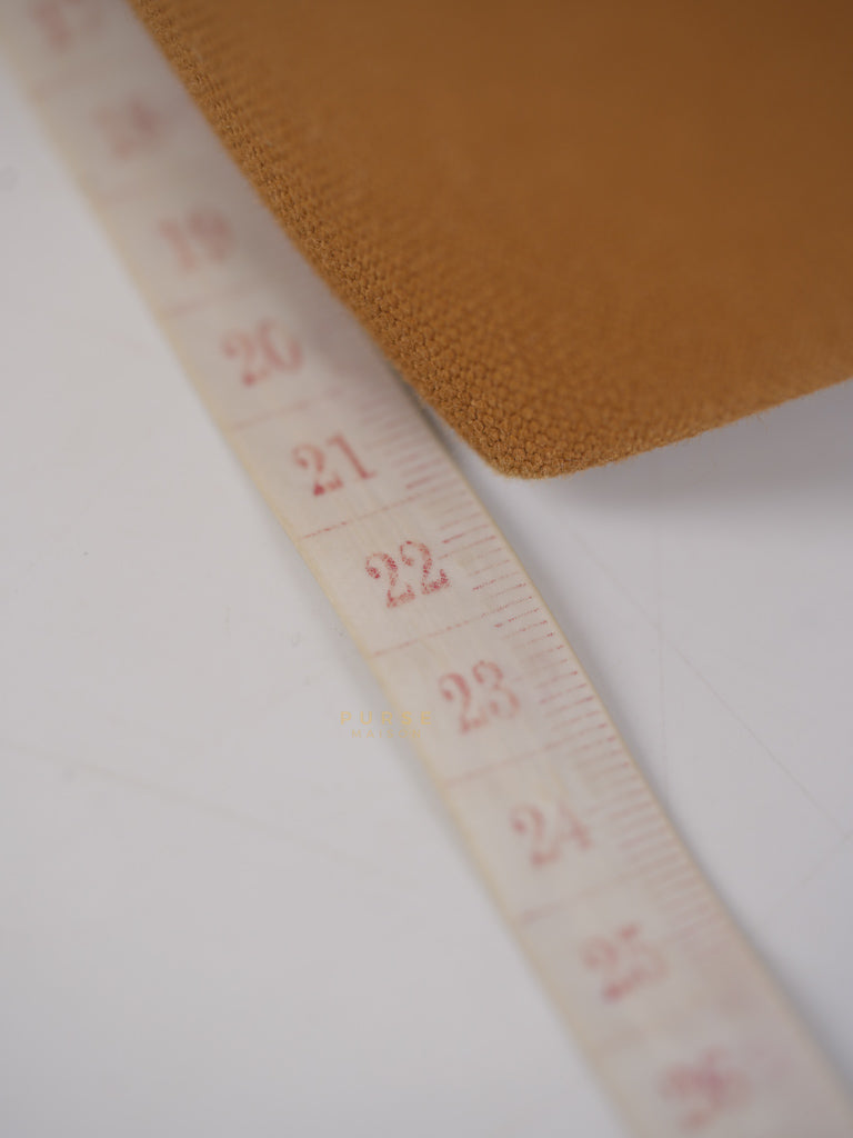 Bride-A-Brac Small Pouch Ocre Canvas | Purse Maison Luxury Bags Shop