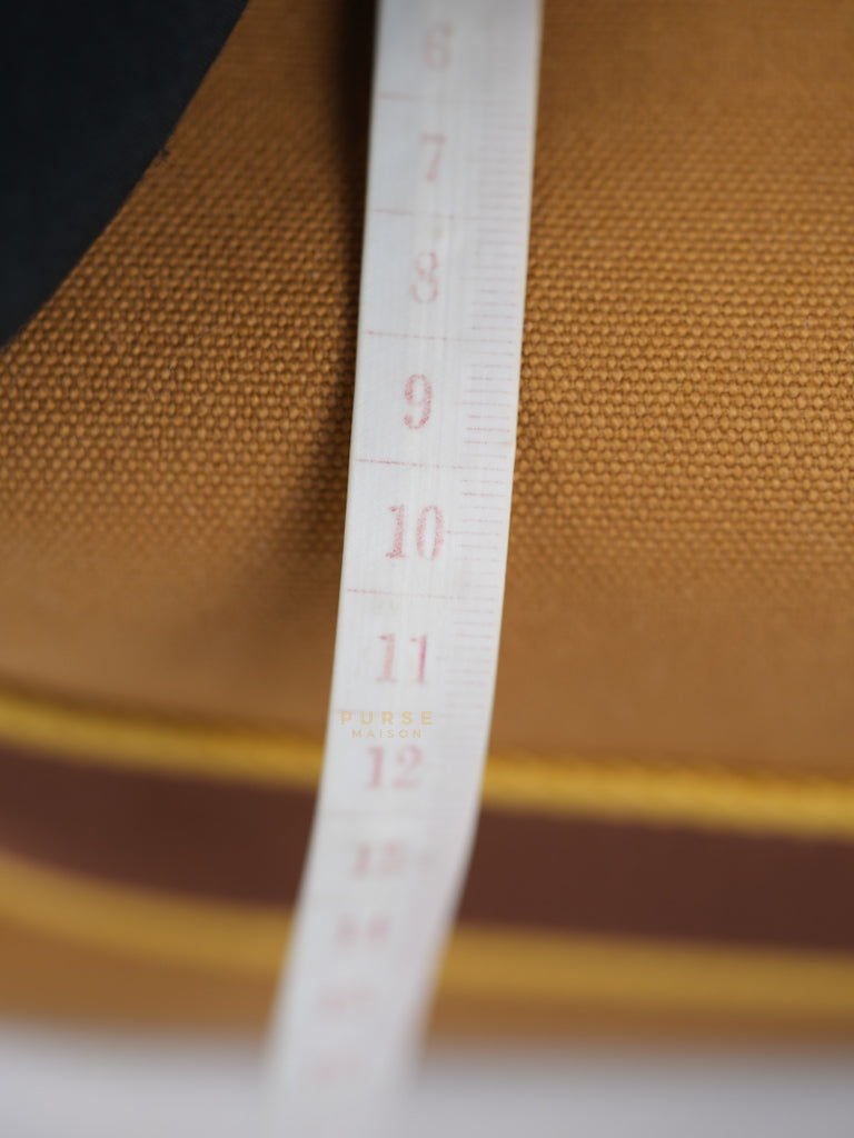 Bride-A-Brac Small Pouch Ocre Canvas | Purse Maison Luxury Bags Shop
