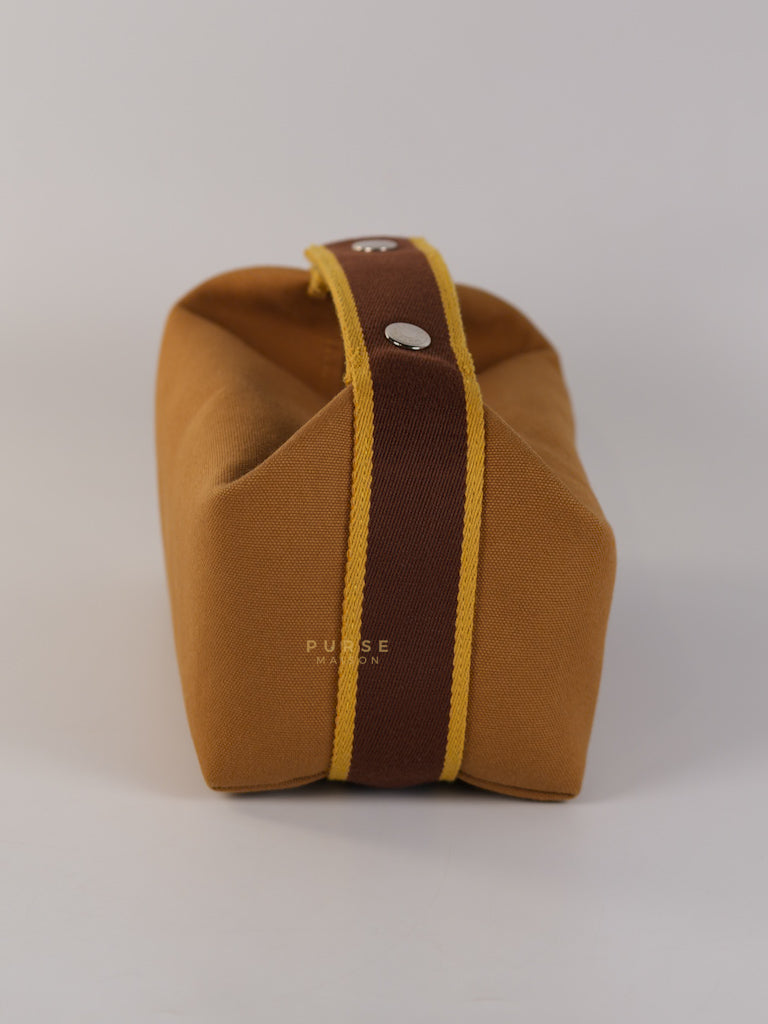 Bride-A-Brac Small Pouch Ocre Canvas | Purse Maison Luxury Bags Shop