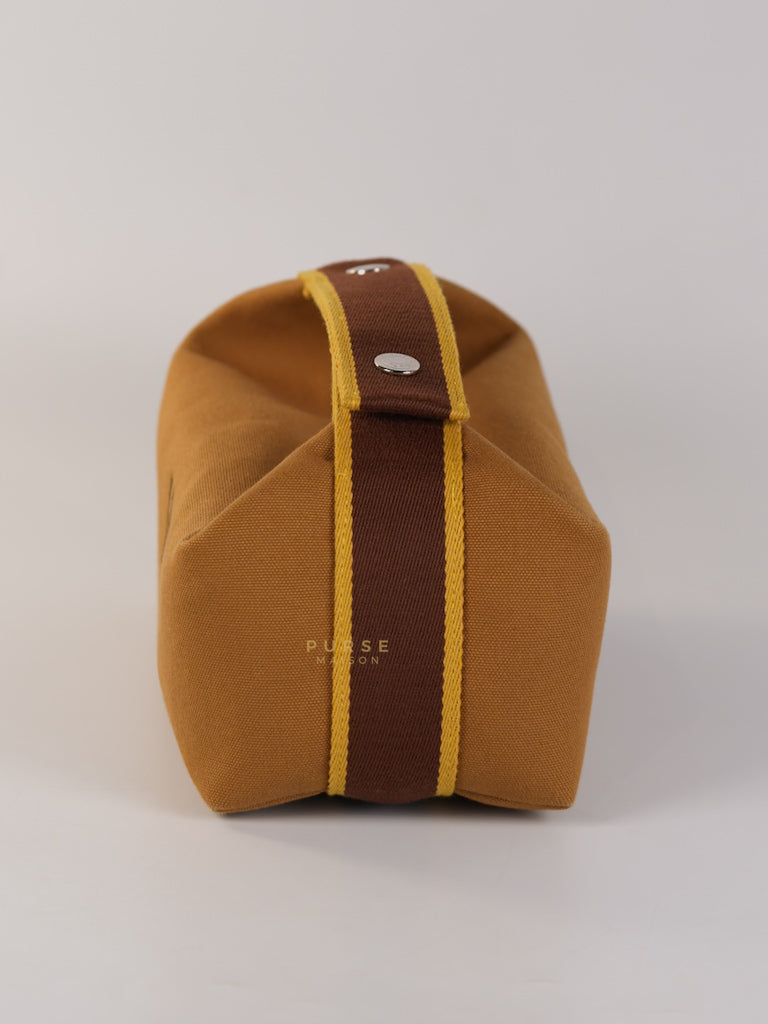 Bride-A-Brac Small Pouch Ocre Canvas | Purse Maison Luxury Bags Shop