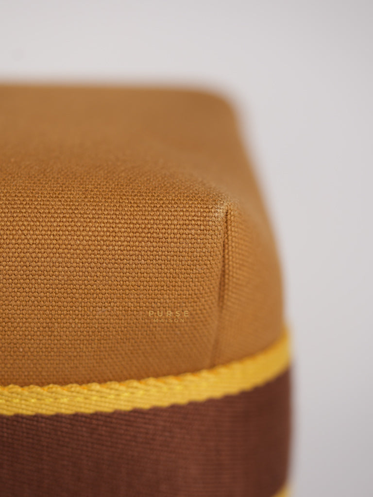 Bride-A-Brac Small Pouch Ocre Canvas | Purse Maison Luxury Bags Shop