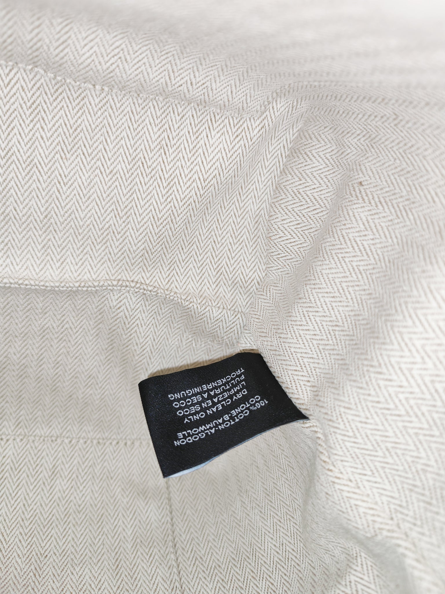 Bride A Bric GM Natural Cotton Vanity Case in Palladium Hardware | Purse Maison Luxury Bags Shop