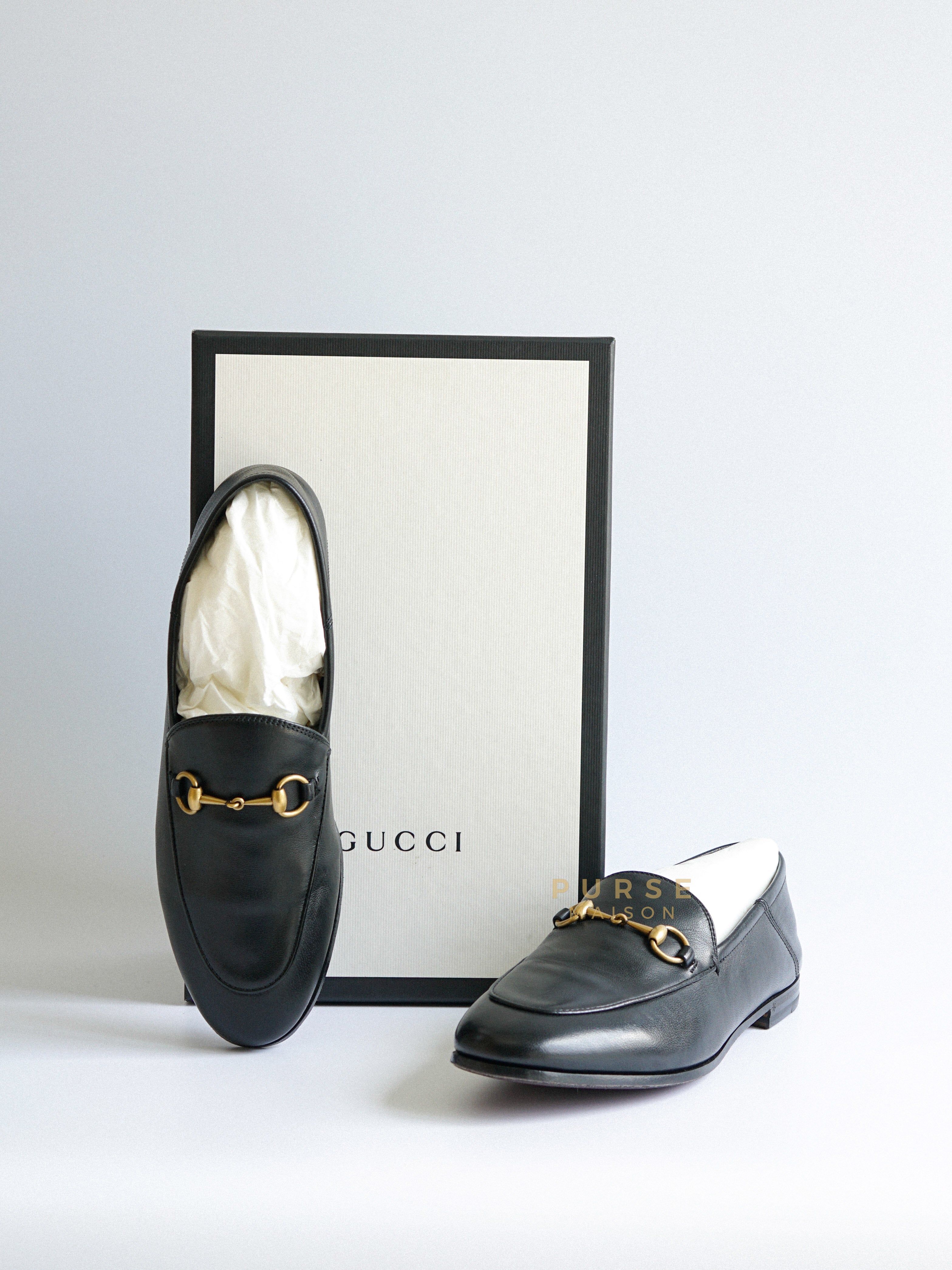 Brixton Horsebit Leather Loafers Size 38.5 | Purse Maison Luxury Bags Shop