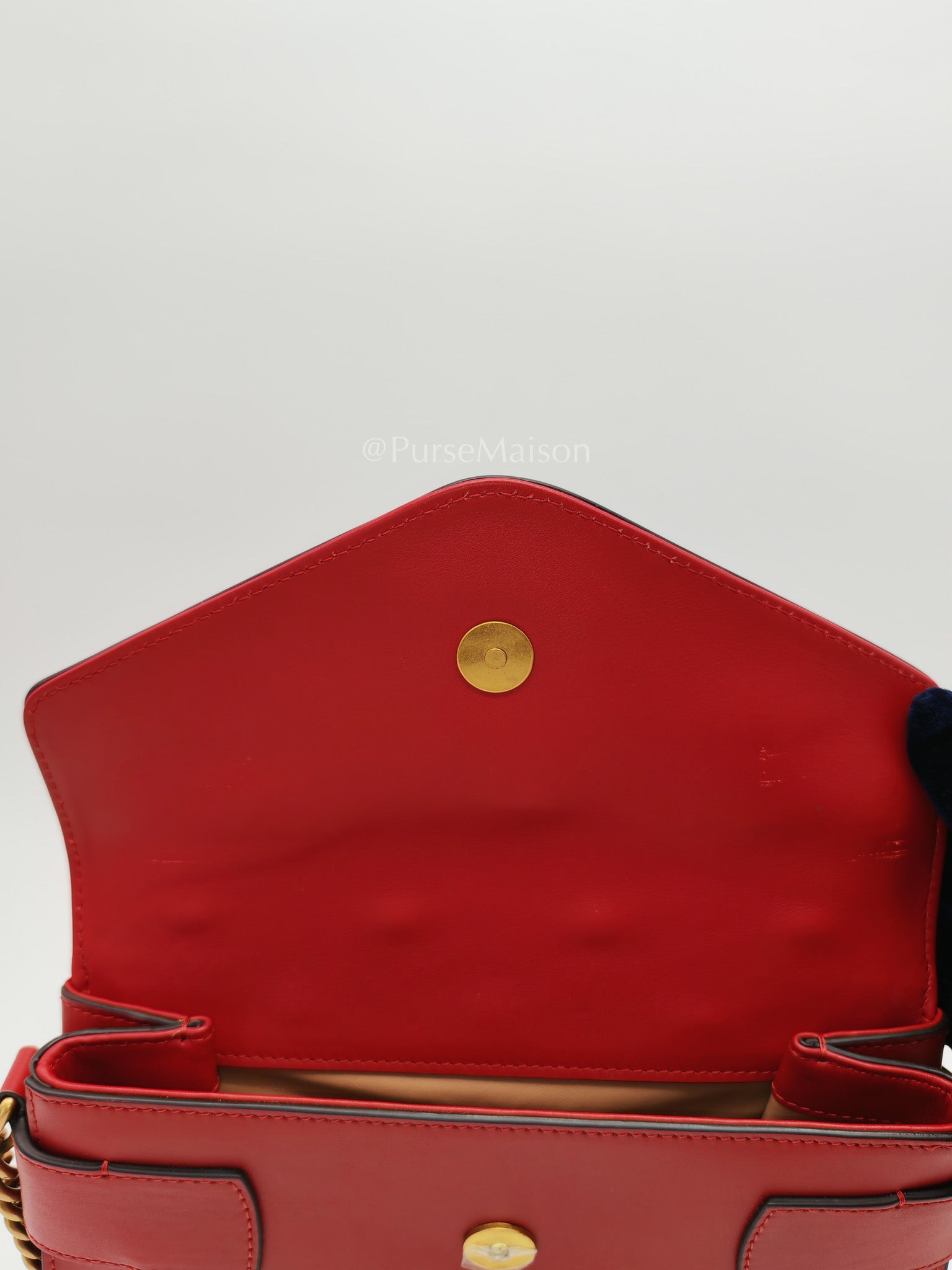 Broadway Pearl Studded Shoulder Bag in Red Prominent Crystal-Embellished Bee | Purse Maison Luxury Bags Shop