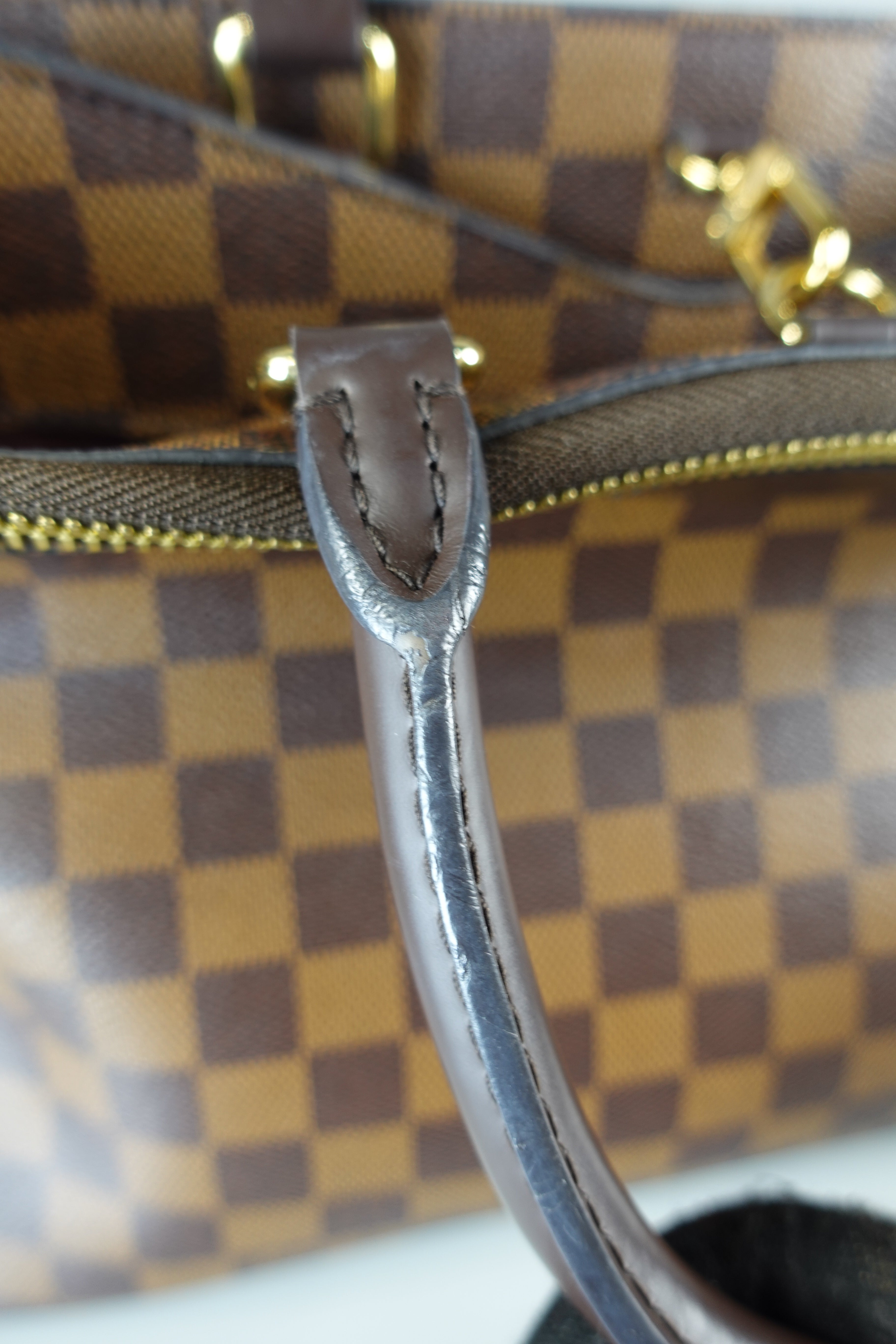 Brompton in Damier Ebene Canvas (Date Code: TR1136) | Purse Maison Luxury Bags Shop