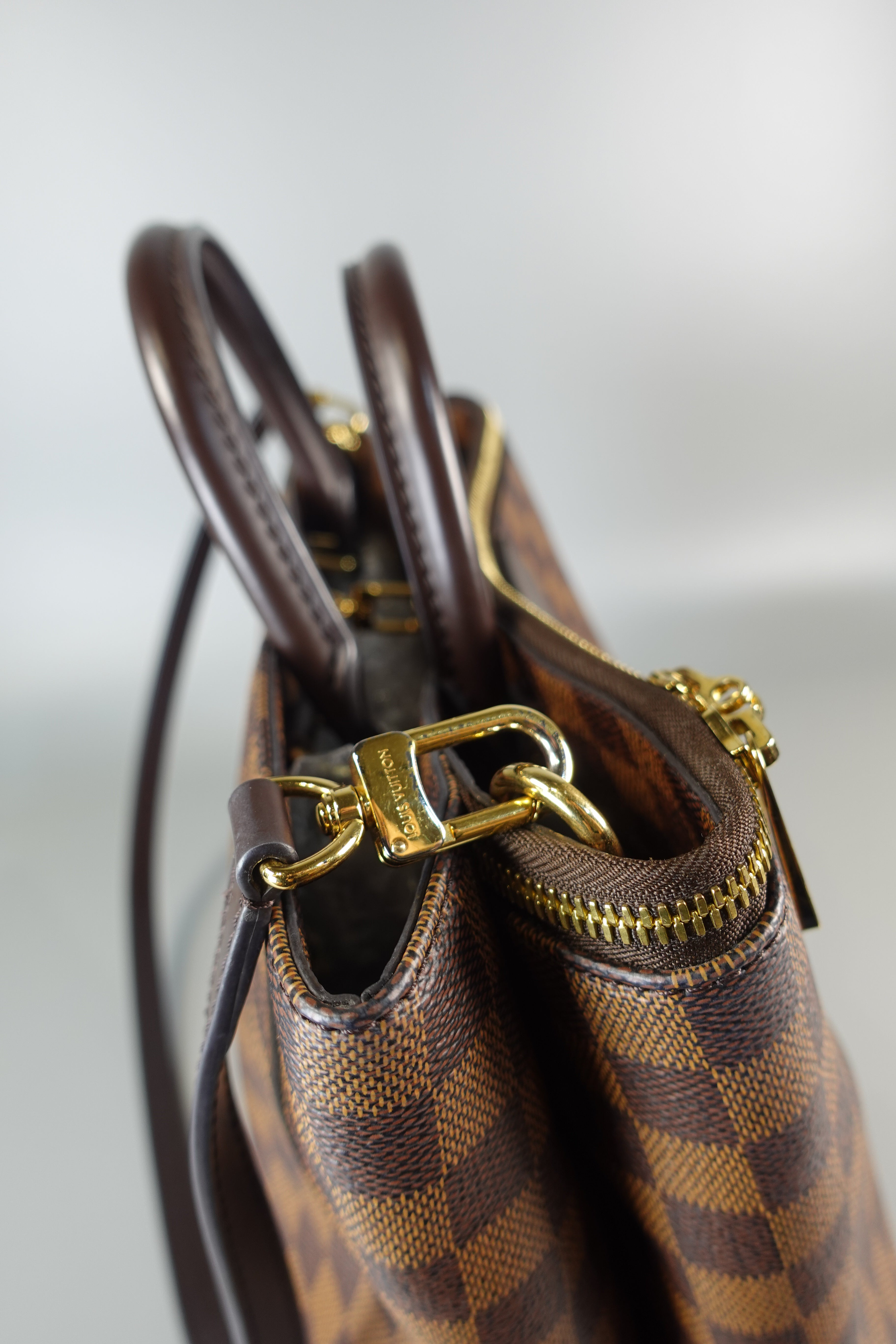 Brompton in Damier Ebene Canvas (Date Code: TR1136) | Purse Maison Luxury Bags Shop