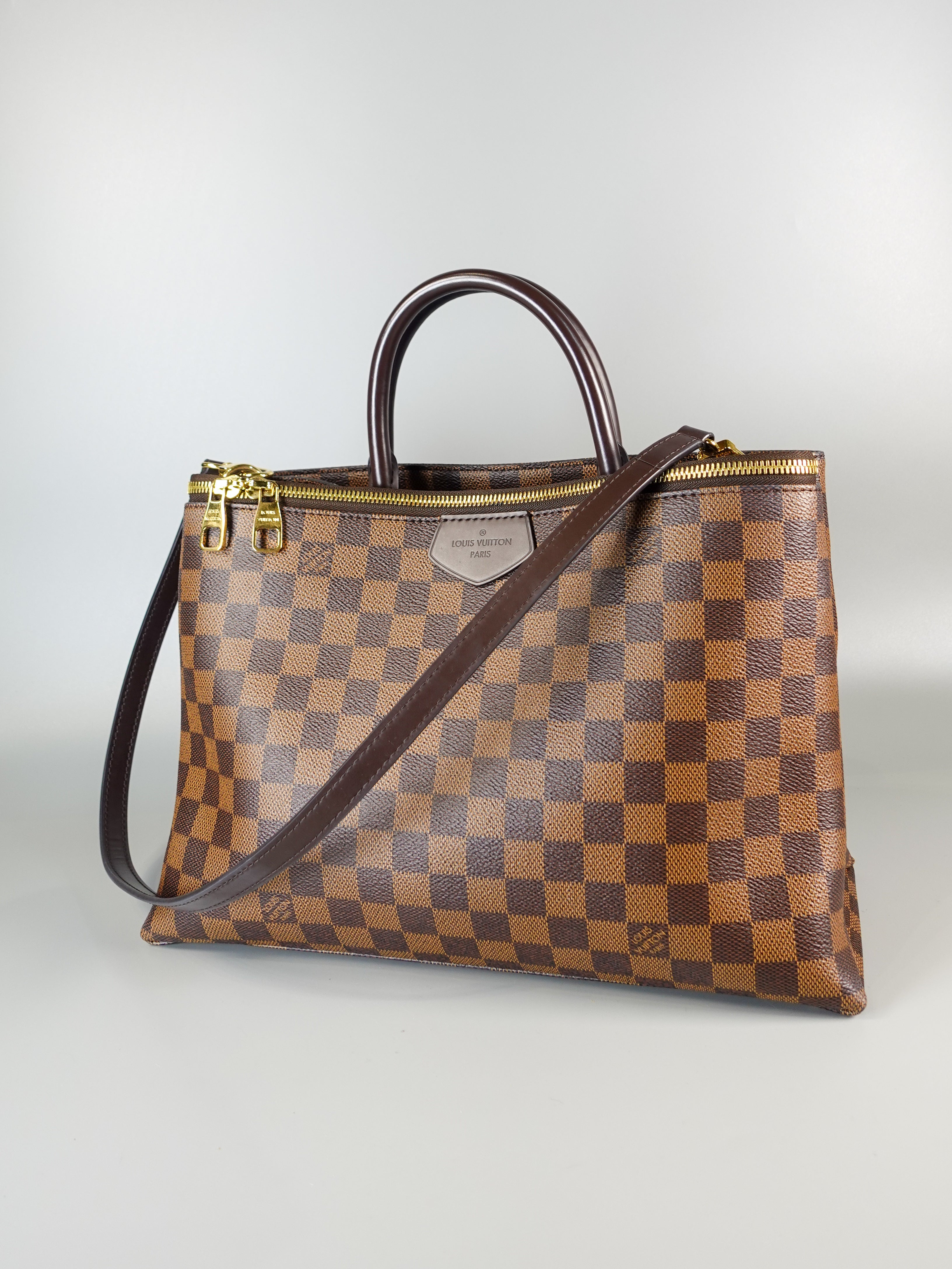 Brompton in Damier Ebene Canvas (Date Code: TR1136) | Purse Maison Luxury Bags Shop