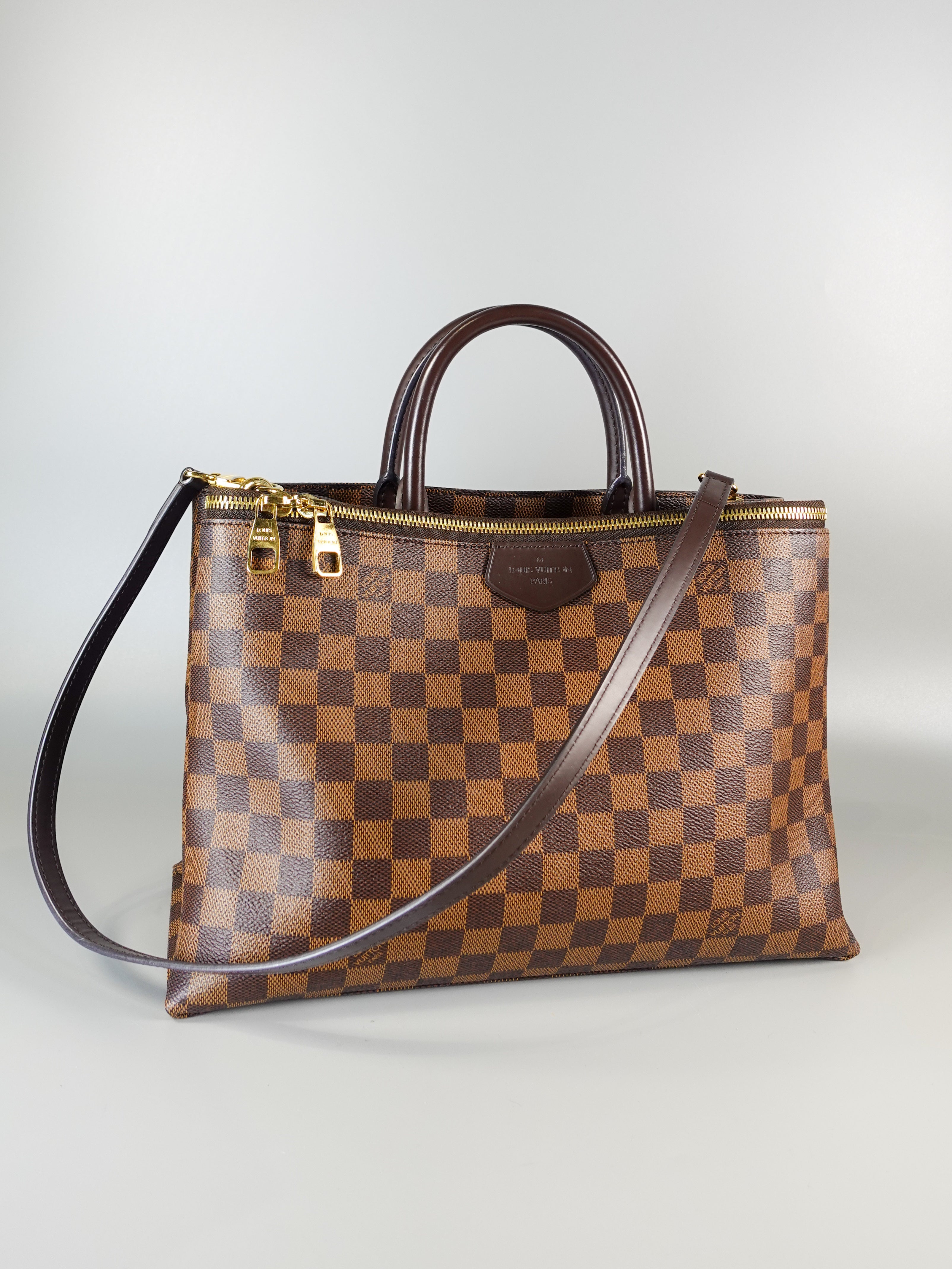 Brompton in Damier Ebene Canvas (Date Code: TR1136) | Purse Maison Luxury Bags Shop