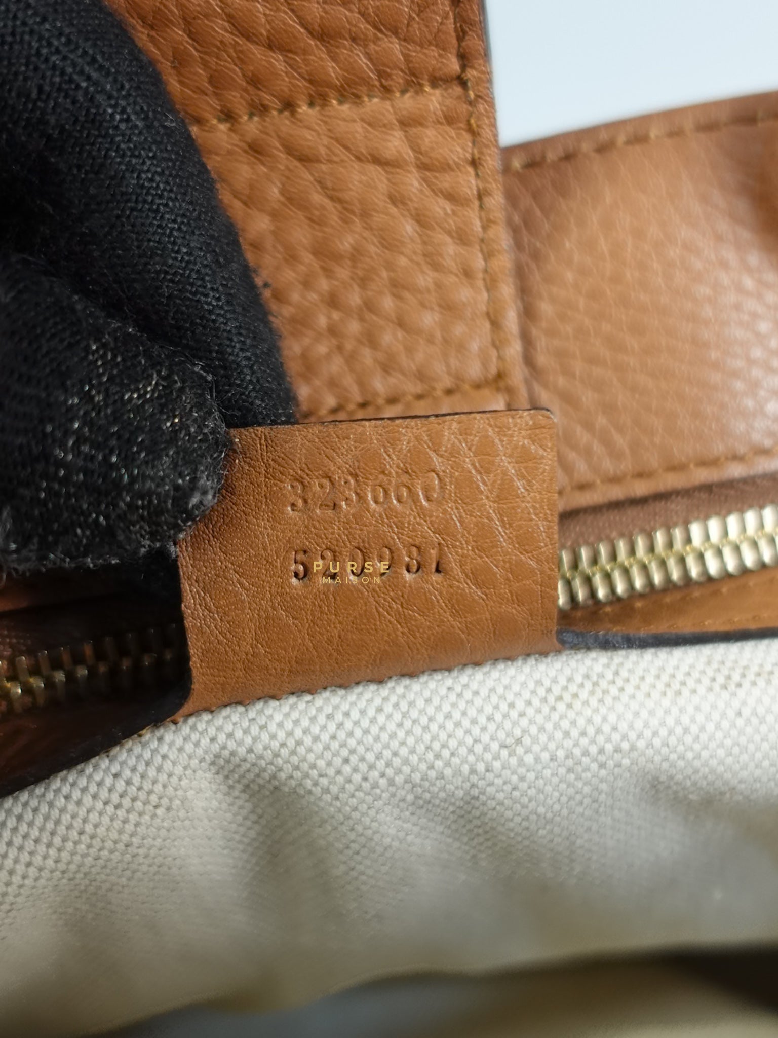 Brown Leather Bamboo Top Handle Medium Tote Bag | Purse Maison Luxury Bags Shop