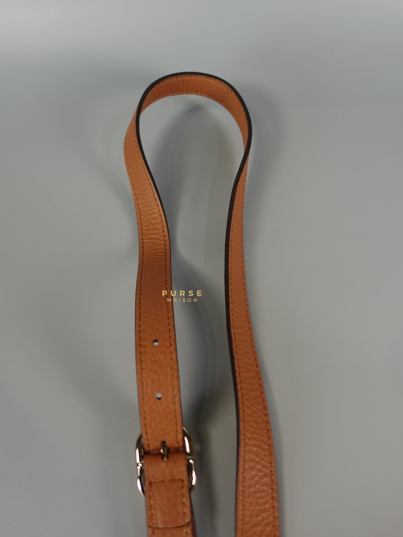 Brown Leather Bamboo Top Handle Medium Tote Bag | Purse Maison Luxury Bags Shop