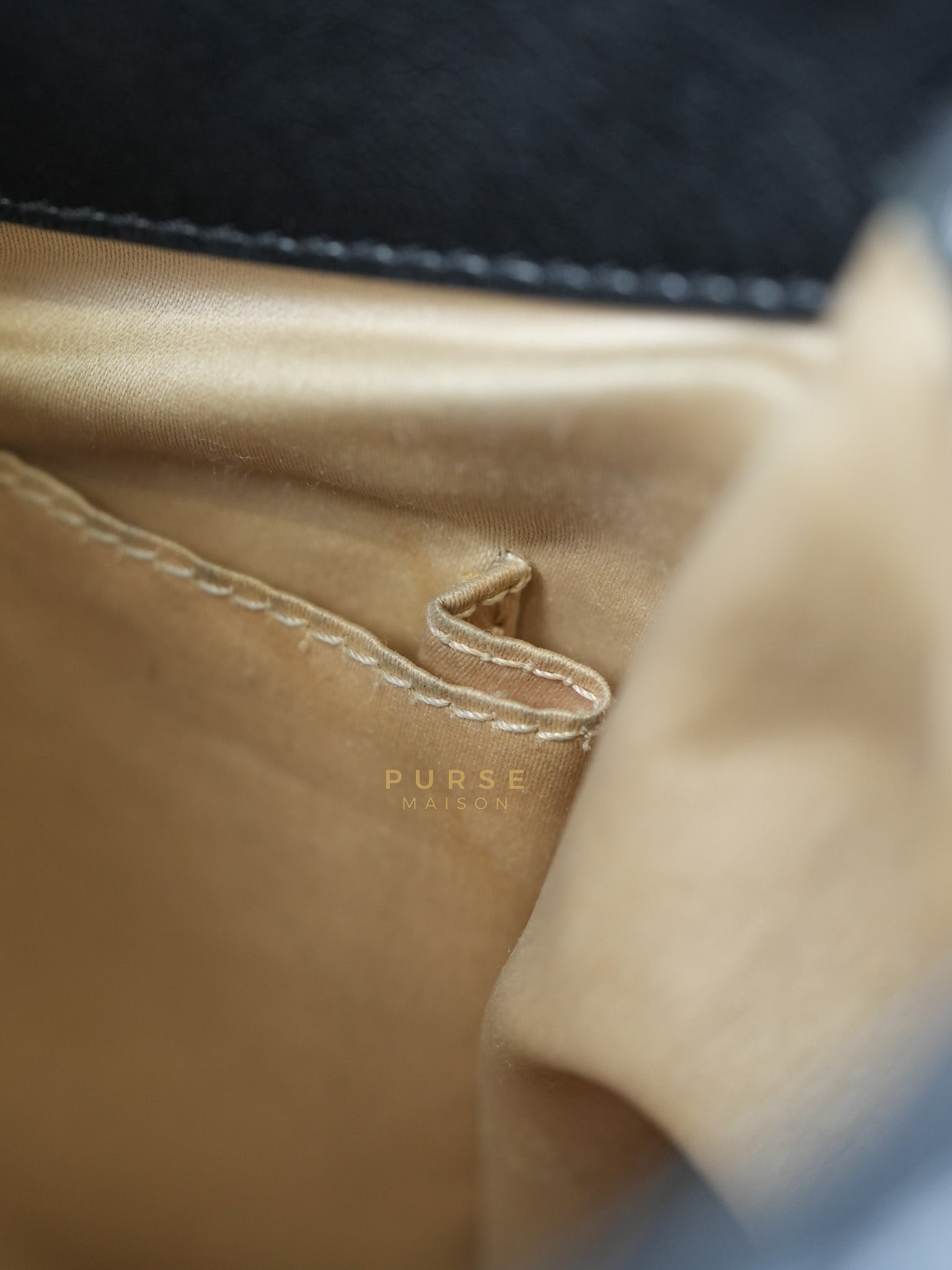 Bubble Hobo Flap Bag in Black Quilted Calfskin Leather Aged Gold Hardware (Series 12) | Purse Maison Luxury Bags Shop