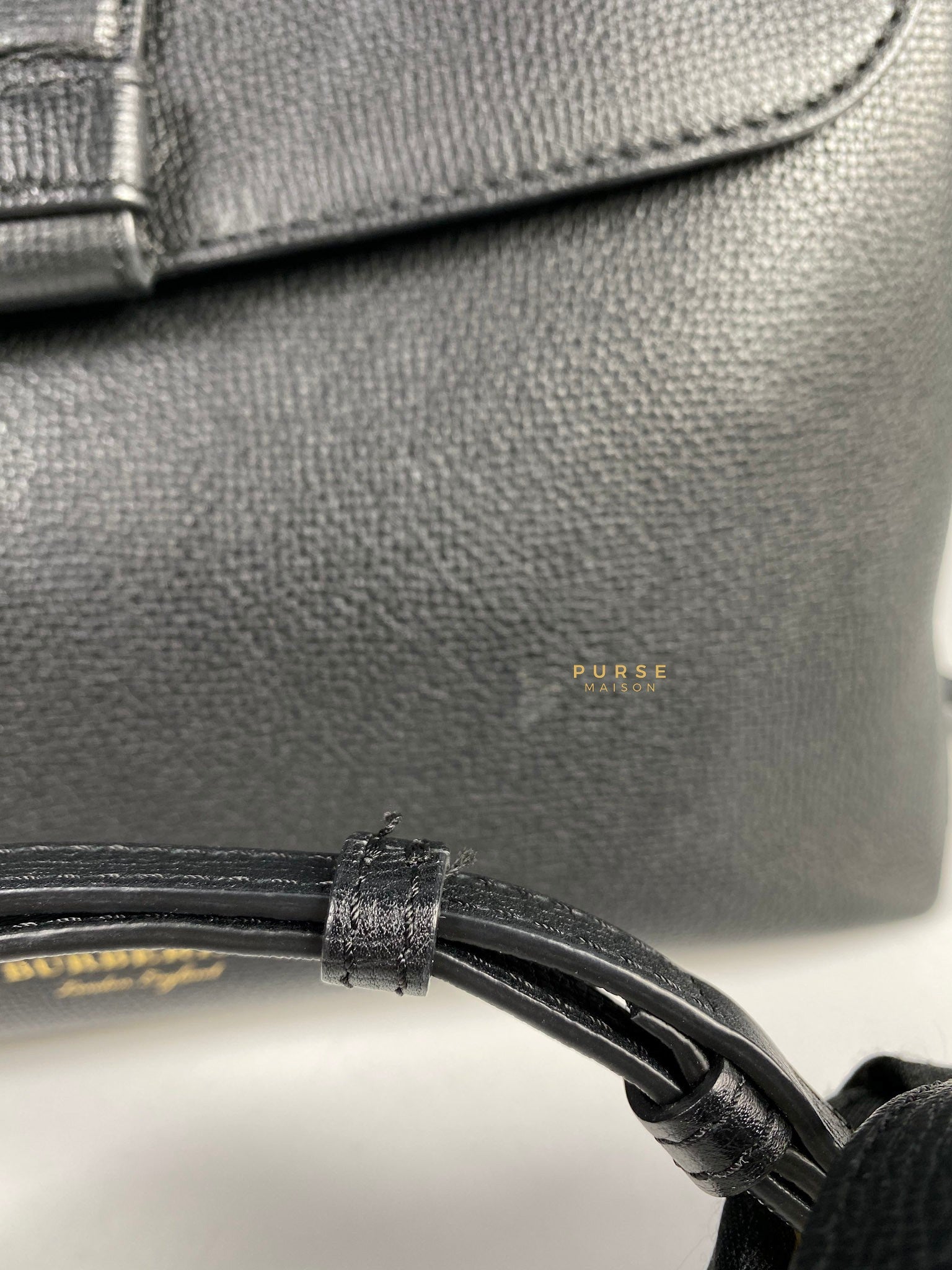 Burberry Medium Camberley House Check Handbag (Black)