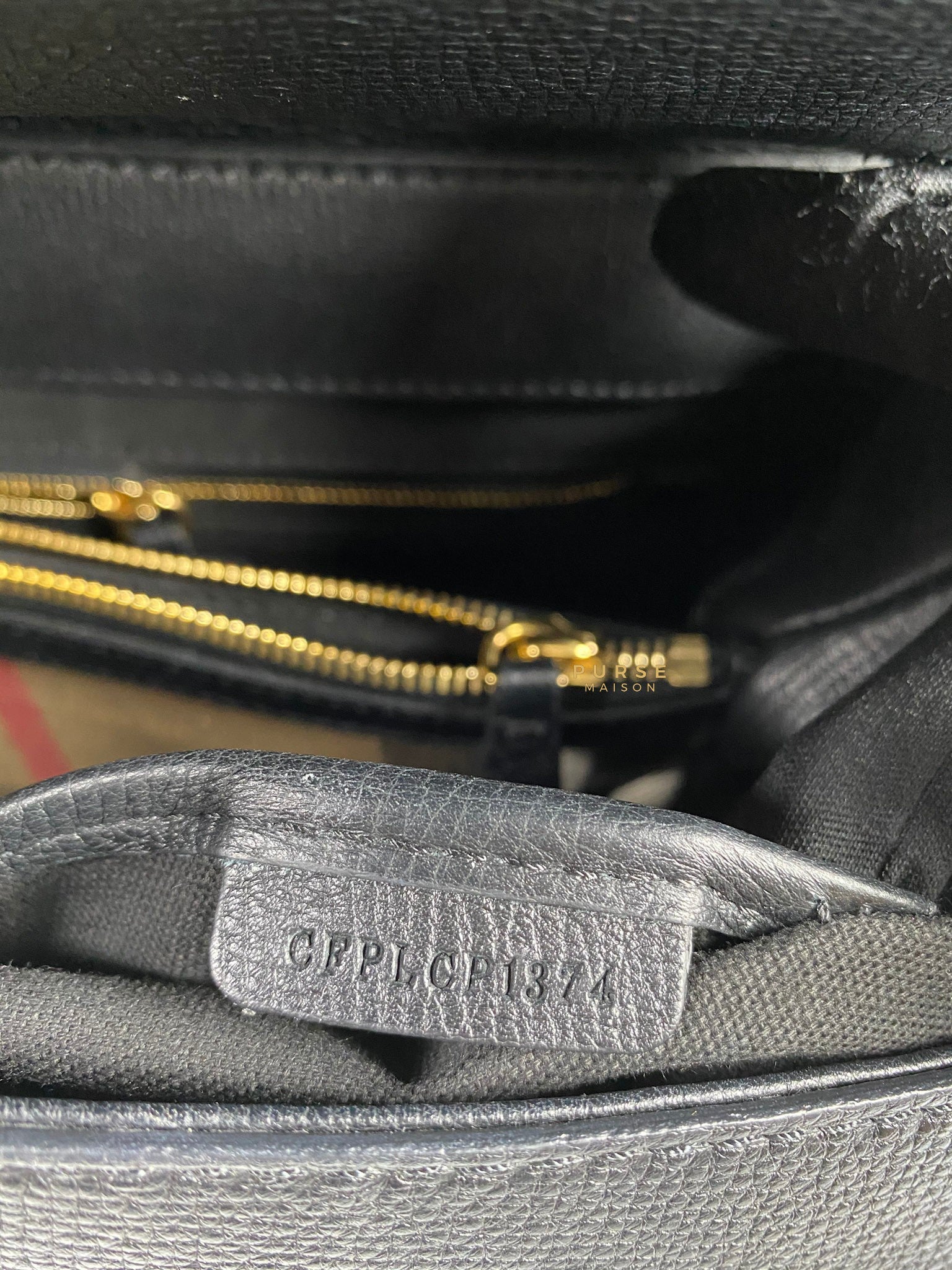 Burberry Medium Camberley House Check Handbag (Black)