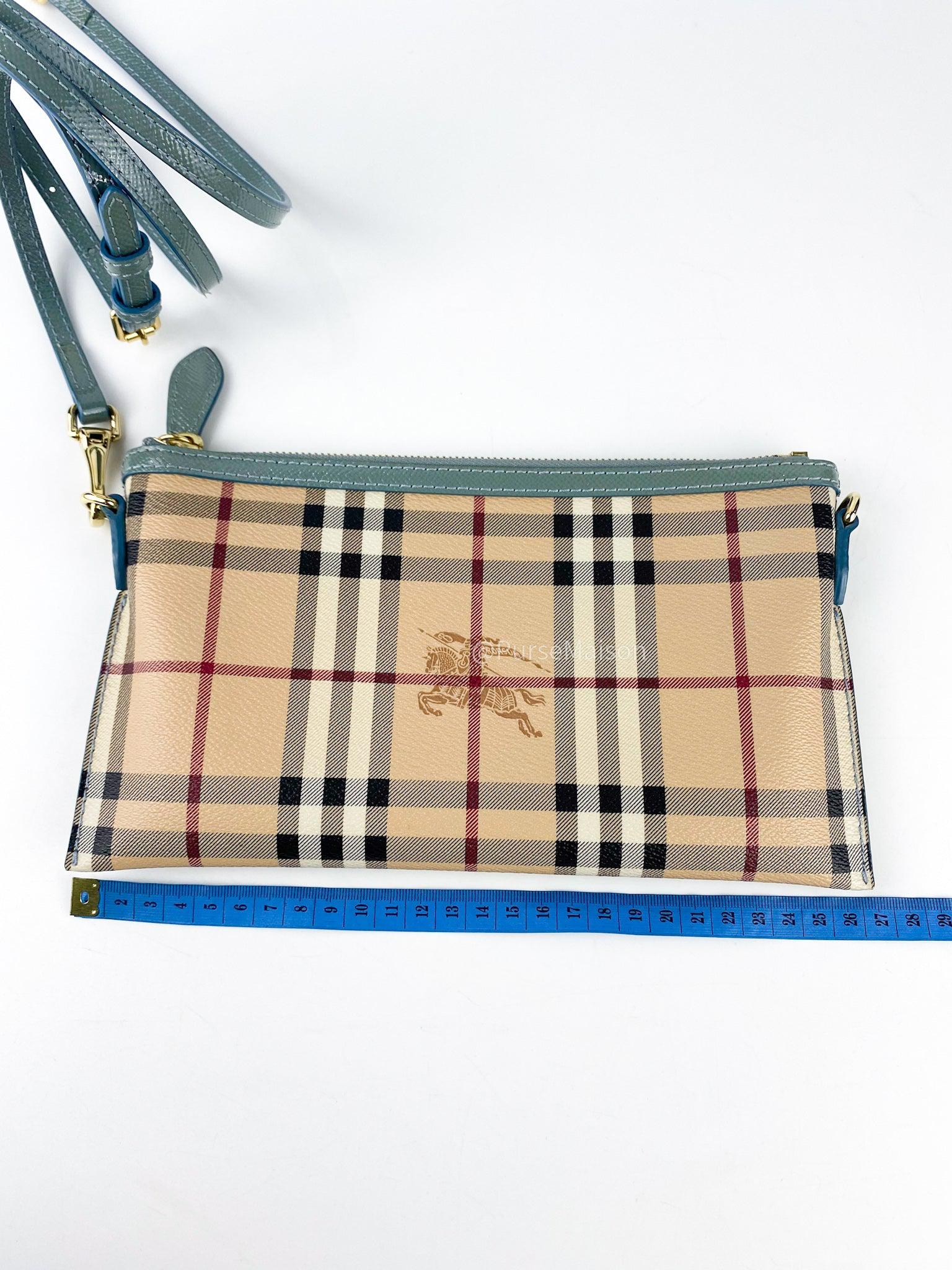 Burberry Peyton Heymarket Check Crossbody Bag