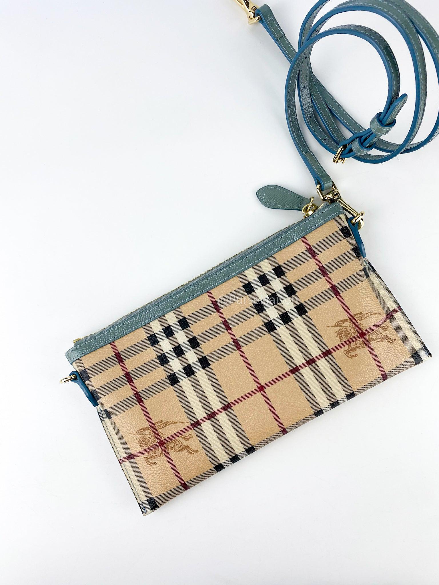 Burberry Peyton Heymarket Check Crossbody Bag