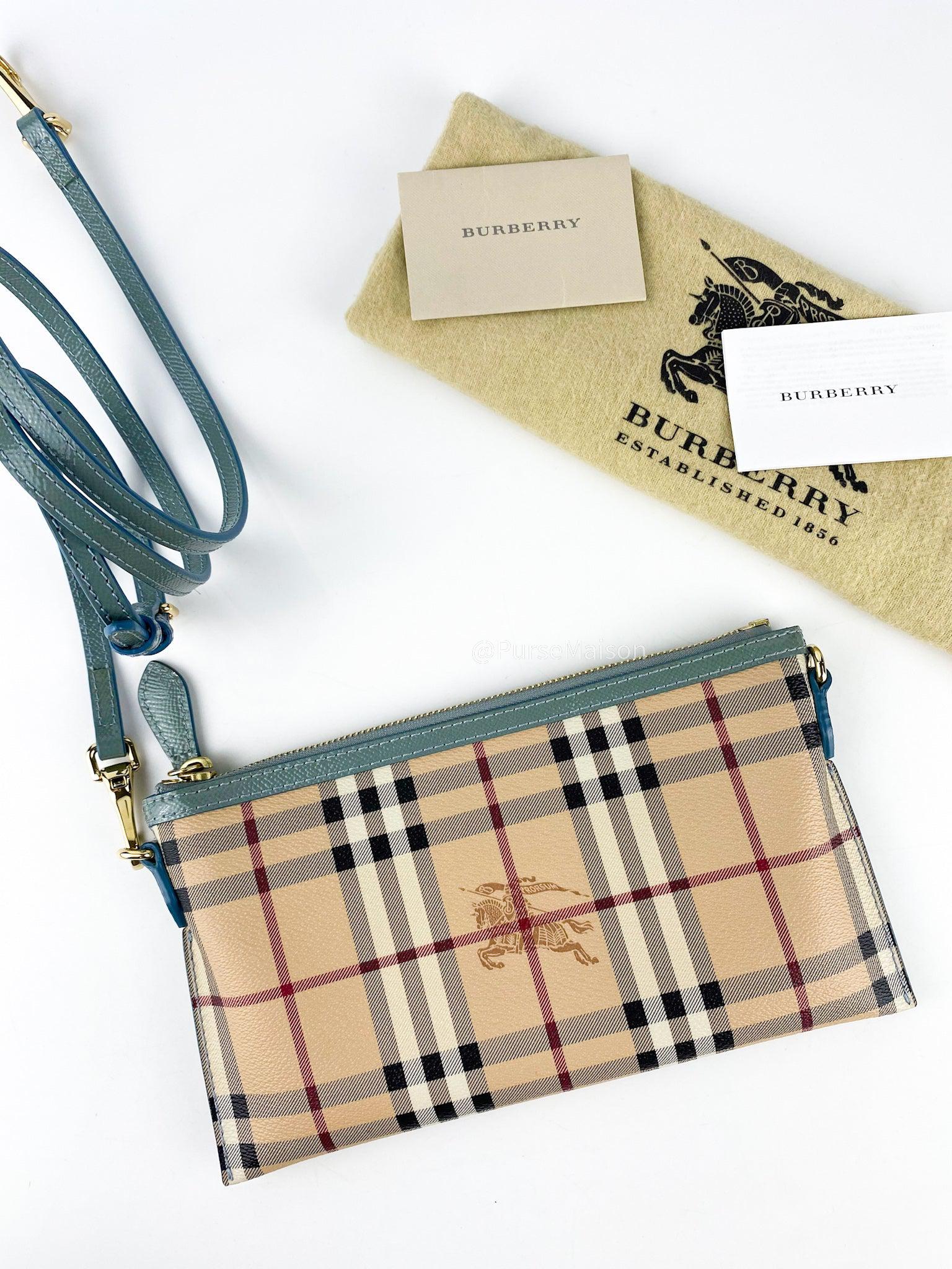 Burberry Peyton Heymarket Check Crossbody Bag