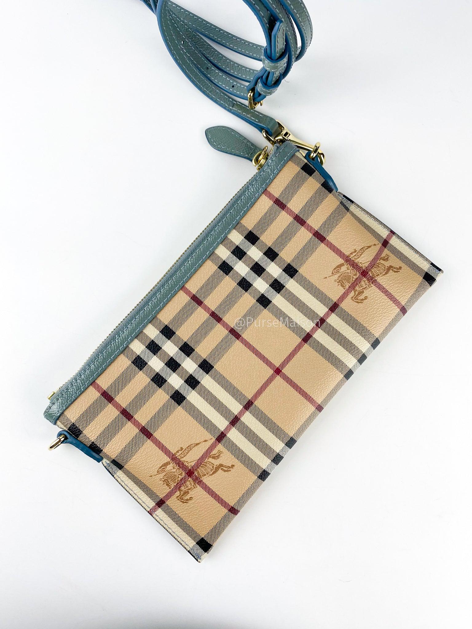 Burberry Peyton Heymarket Check Crossbody Bag