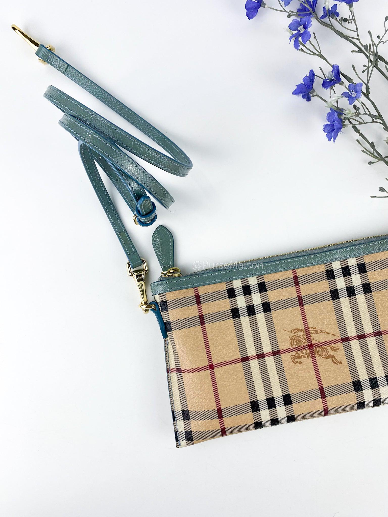 Burberry Peyton Heymarket Check Crossbody Bag