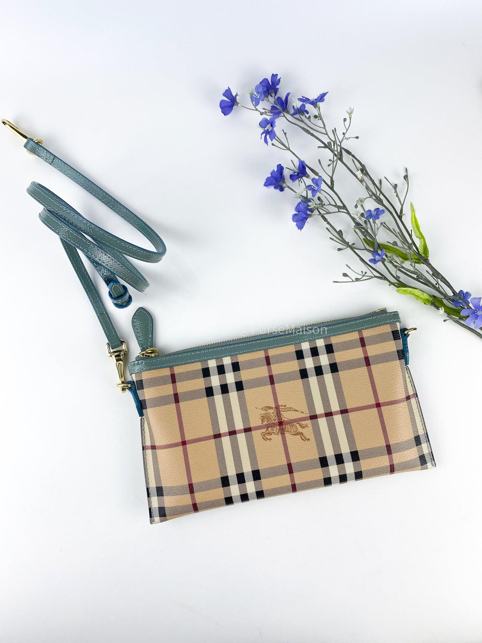 Burberry Peyton Heymarket Check Crossbody Bag