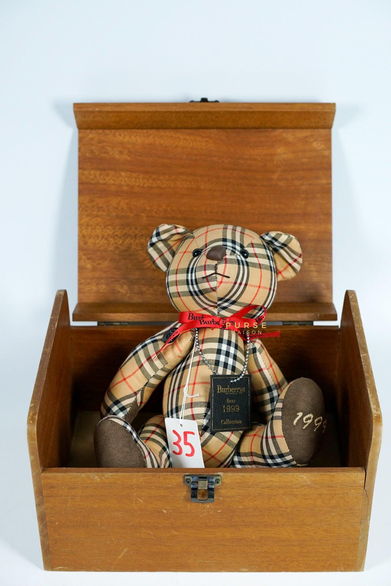 Burberry Plush Teddy Bear 1999 Collection