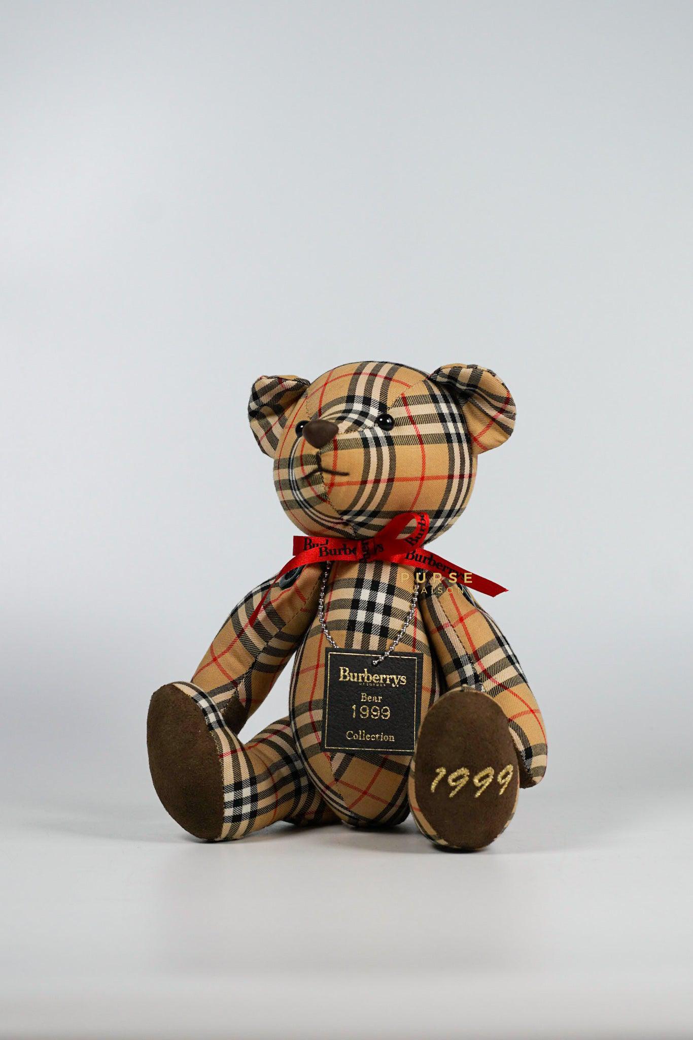 Burberry Plush Teddy Bear 1999 Collection