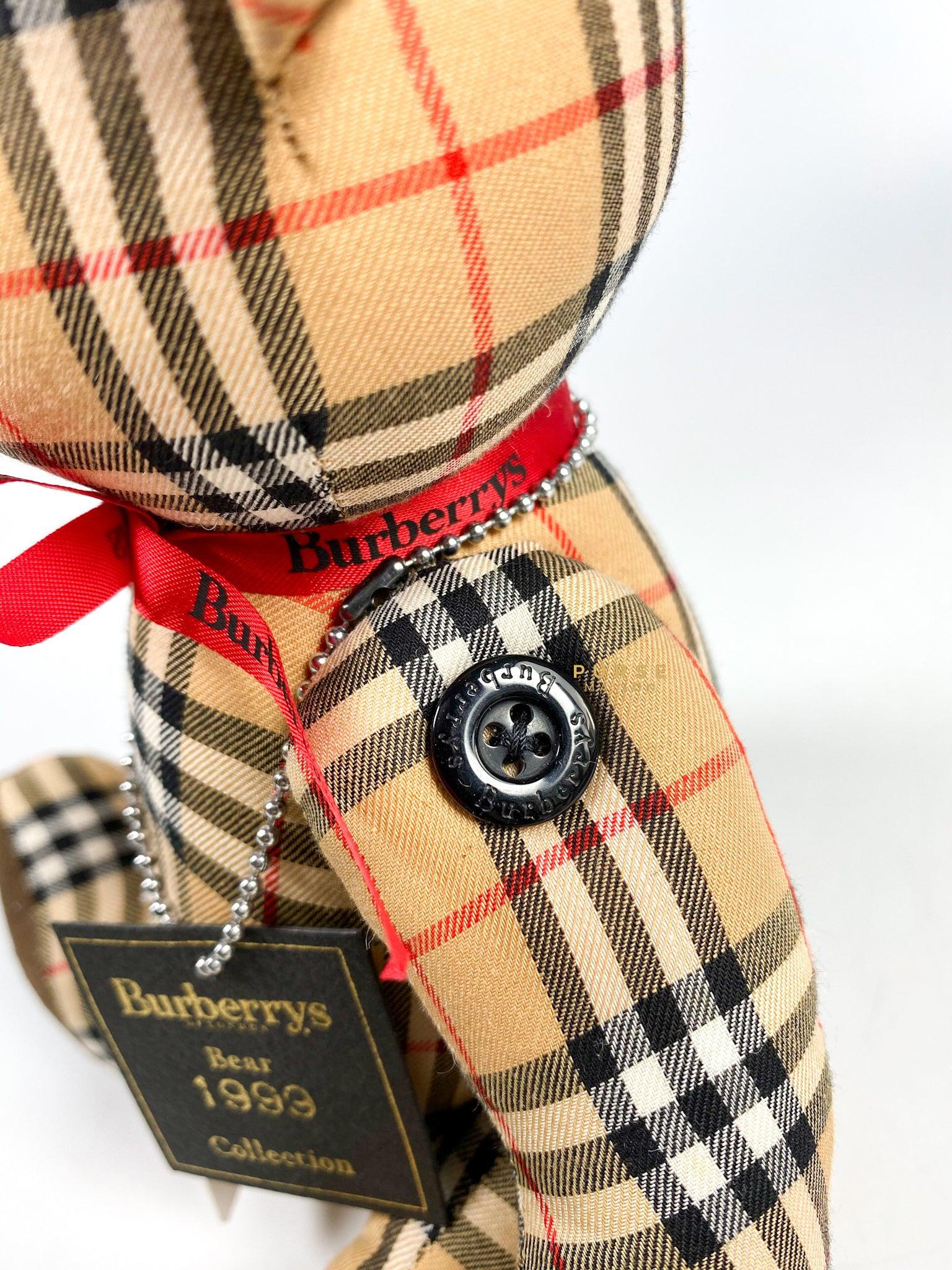 Burberry Plush Teddy Bear 1999 Collection