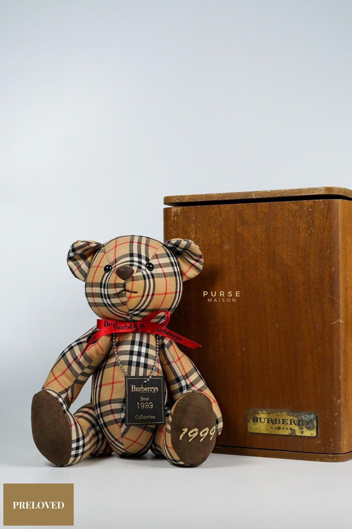 Burberry Plush Teddy Bear 1999 Collection