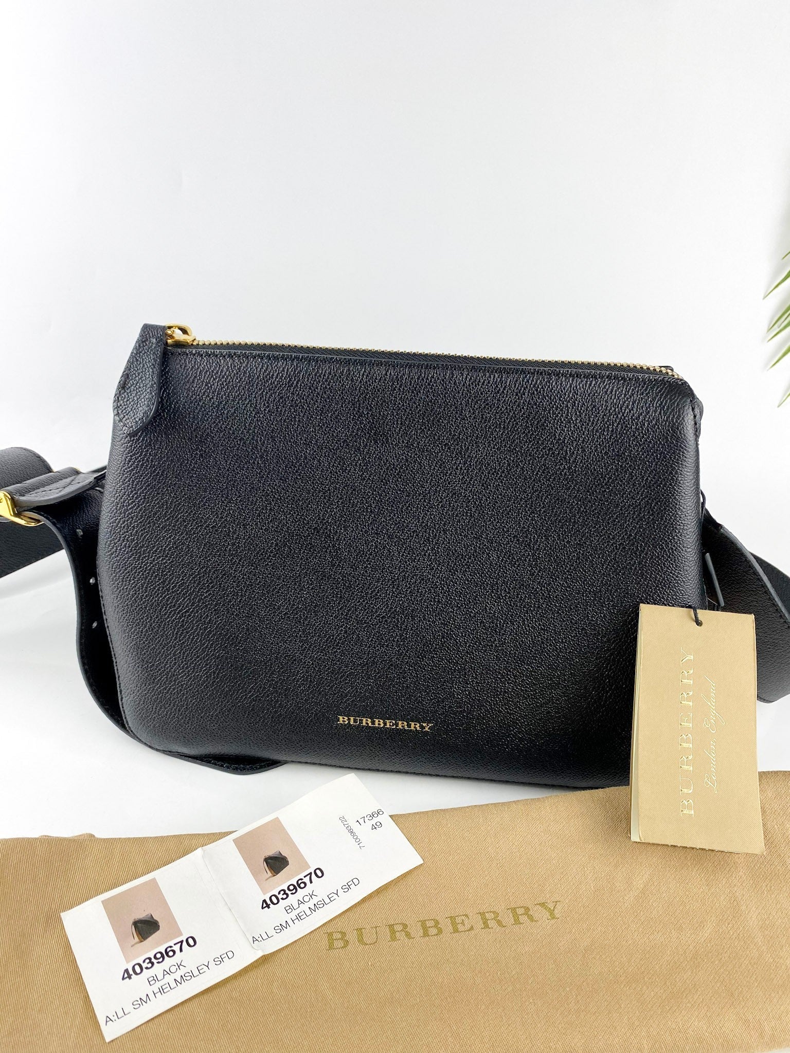 Burberry Soft Grain Calfskin Small Helmsley Crossbody Bag