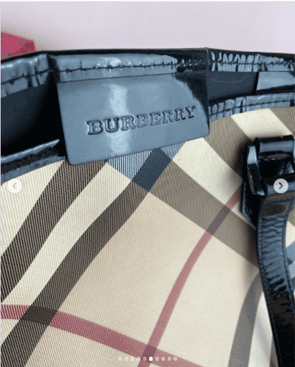 Burberry Supernova Check Tote Bag With Pouch