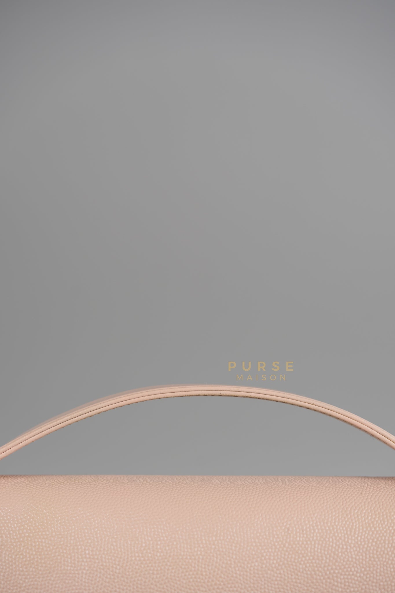 Business Affinity Large in Light Pink Caviar Leather and Light Gold Hardware Series 23 | Purse Maison Luxury Bags Shop